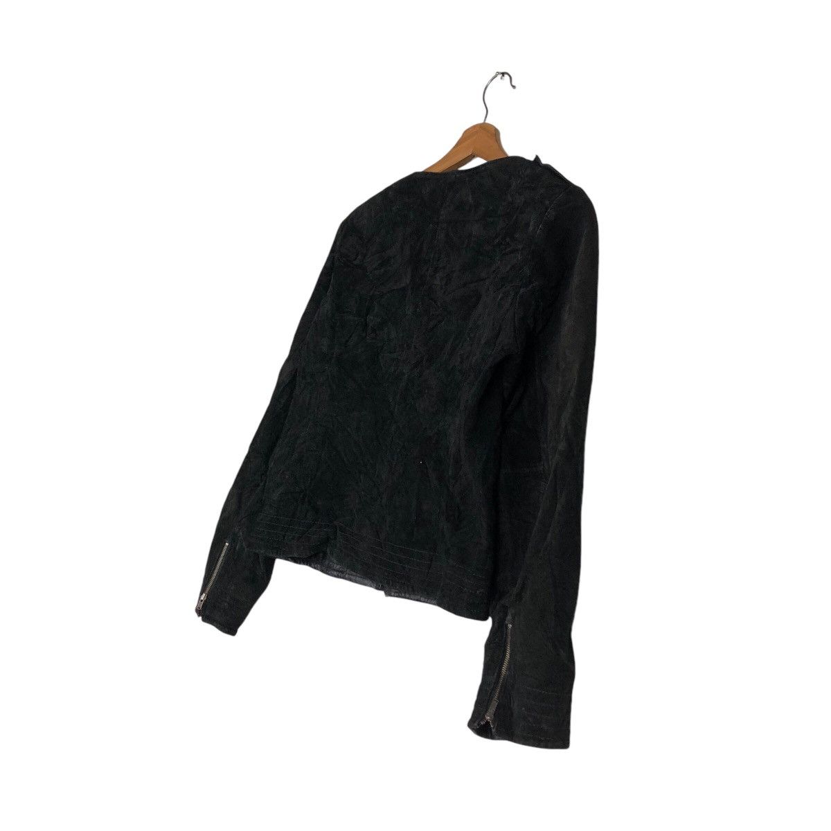 Japanese Brand 📌Vintage Cropped Leather Jacket Rule Issey Miyake Size US L / EU 52-54 / 3 - 11 Thumbnail