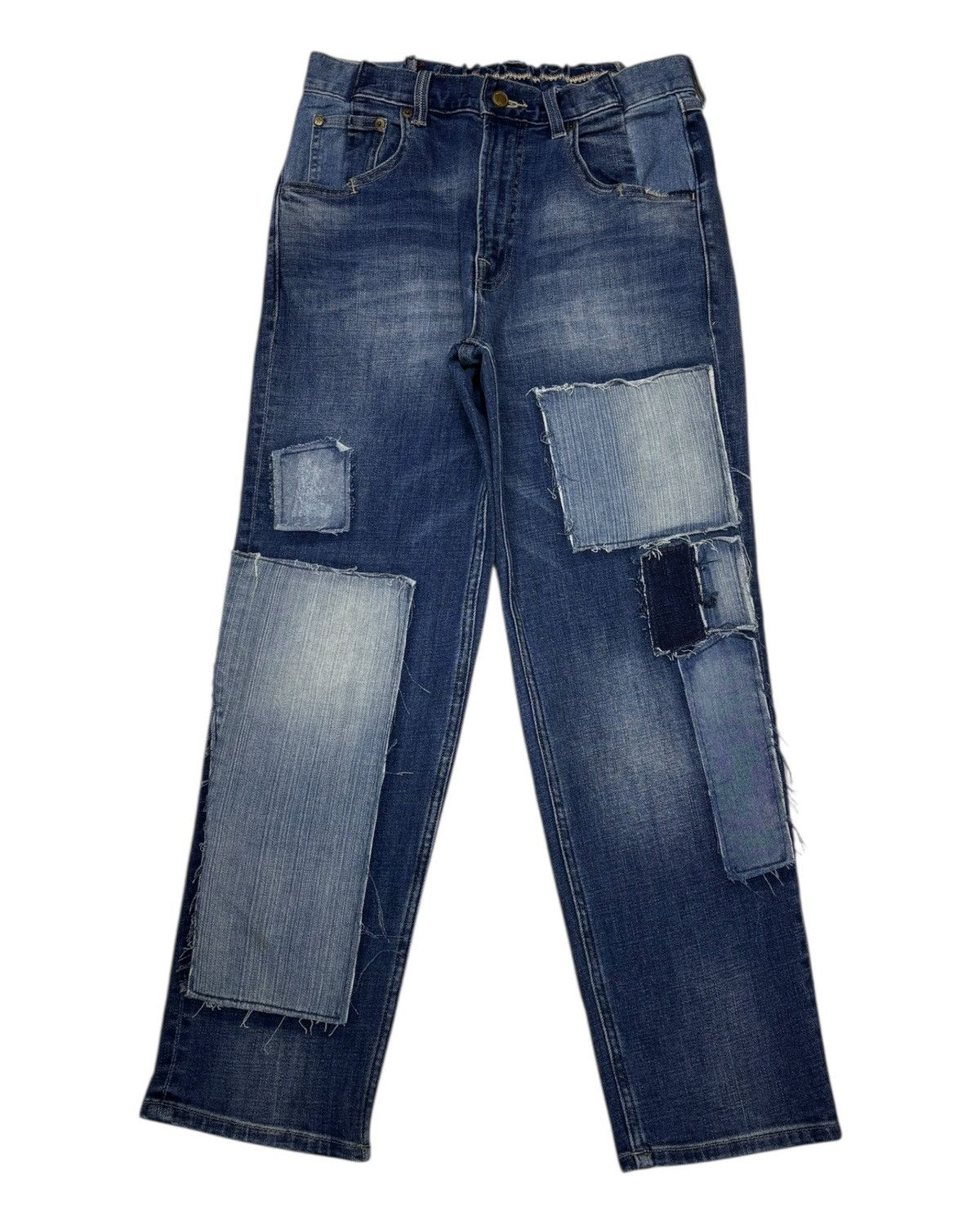 Japanese Brand × Jean × Kapital Vintage Patchwork Jean Cepo Japanese Brand Denim Size US 30 / EU 46 - 1 Thumbnail