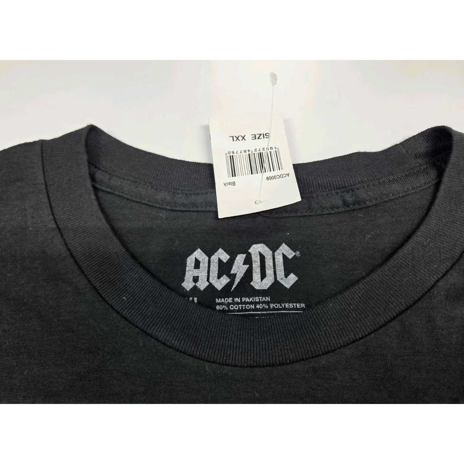 Vintage NWT AC/DC T Shirt Mens Size 2XL Black/Yellow #8813 Size US XXL / EU 58 / 5 - 2 Thumbnail