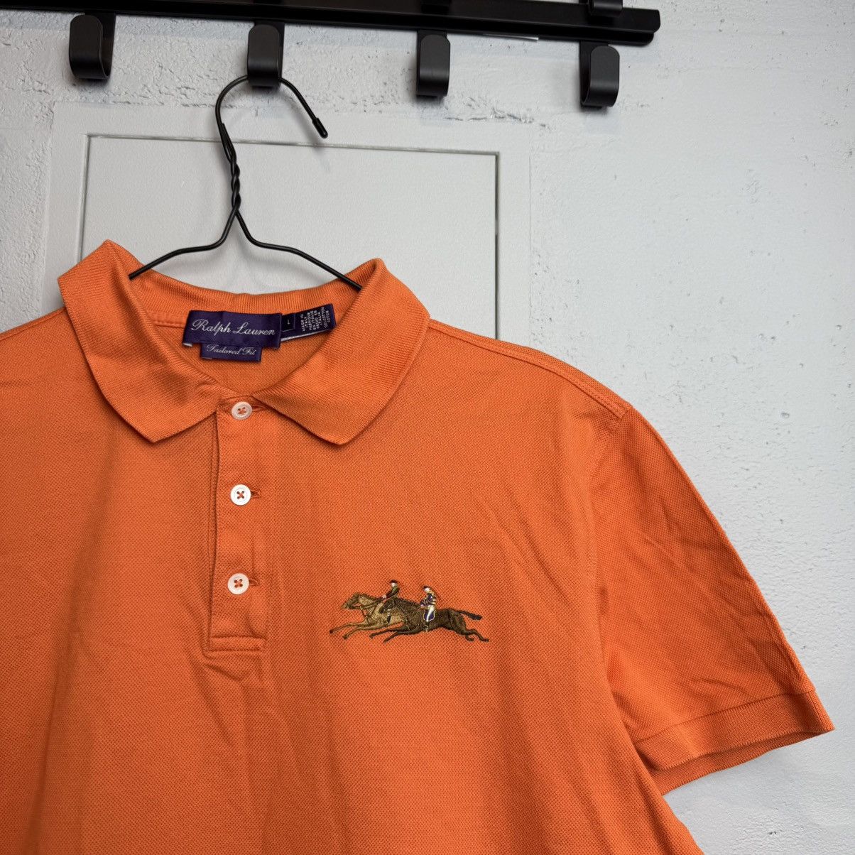 Polo Ralph Lauren Vintage Polo Ralph Lauren Purple Label Polo Shirt Tee Size US L / EU 52-54 / 3 - 3 Thumbnail