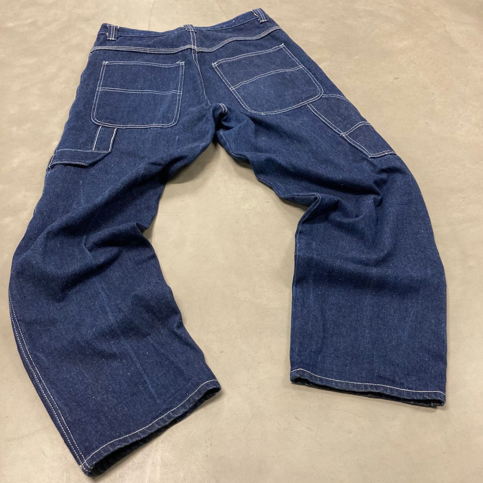 Vintage vintage baggy y2k carpenter jeans 34x31 Size US 34 / EU 50 - 2 Thumbnail