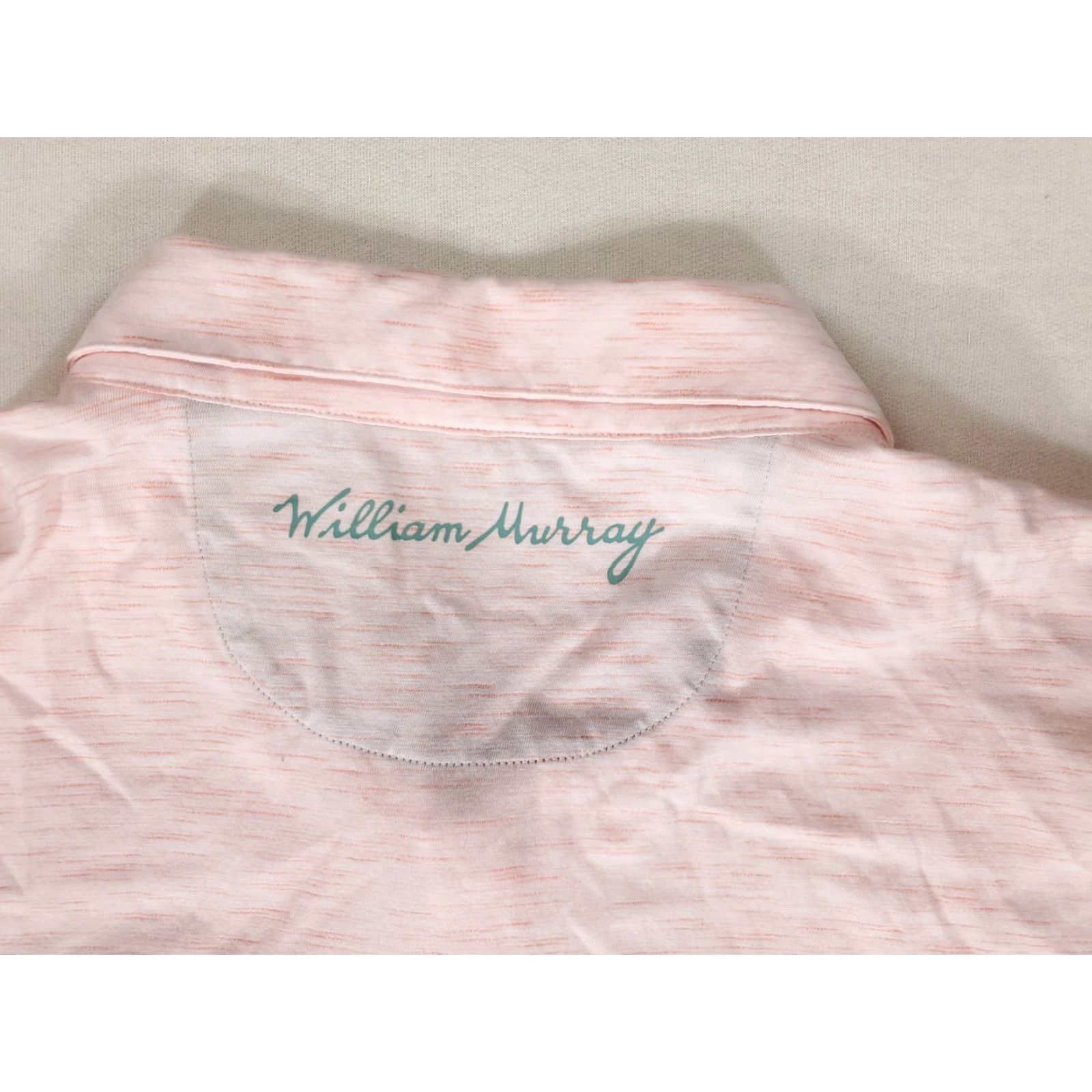 Vintage William Murray Golf Polo Shirt Pink Streaks Short Sleeve Mens XXL Size US XXL / EU 58 / 5 - 8 Thumbnail