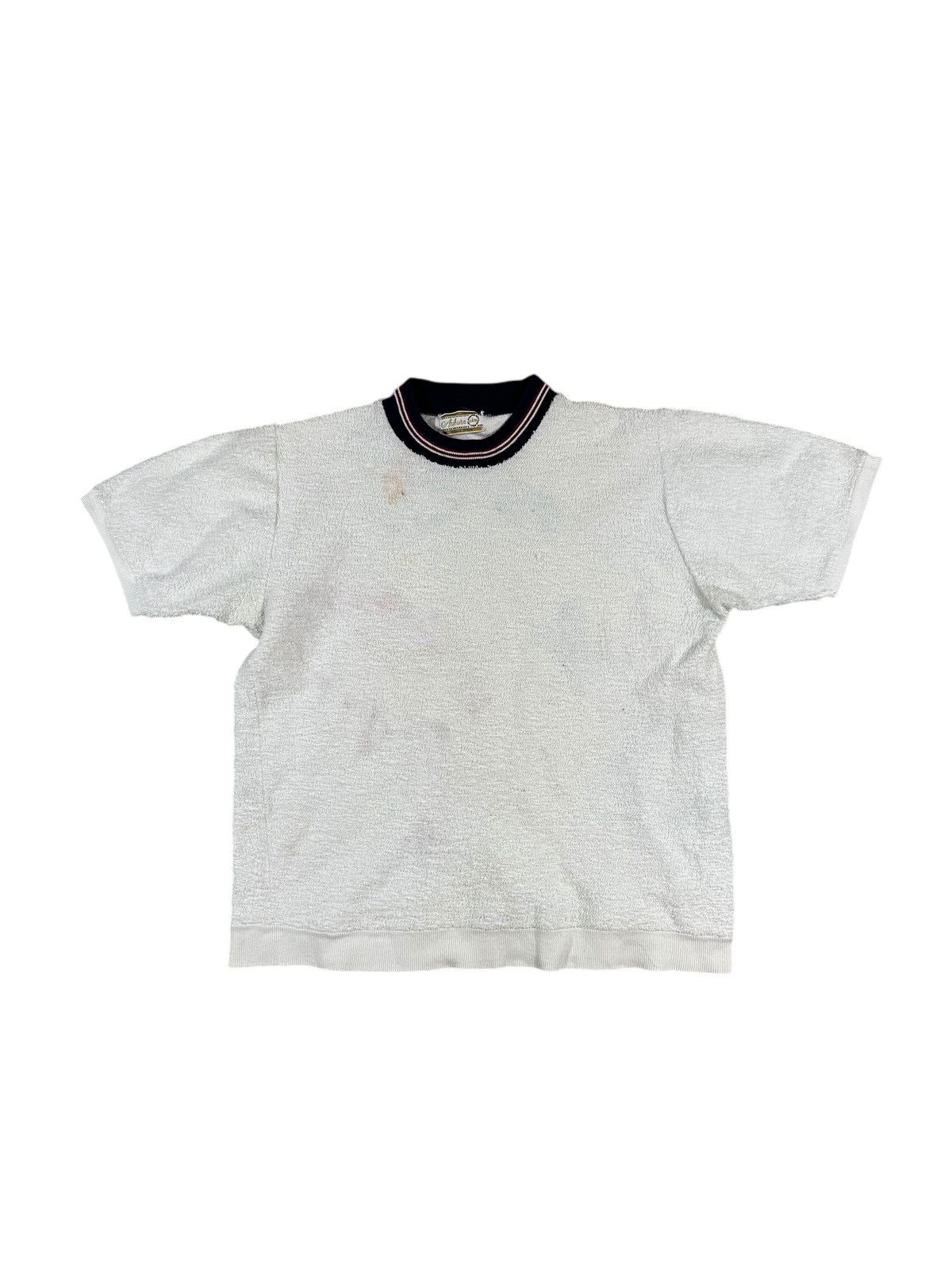 Vintage Vintage 60s Terrycloth Short Sleeve Sweatshirt Size M / US 6-8 / IT 42-44 - 1 Thumbnail