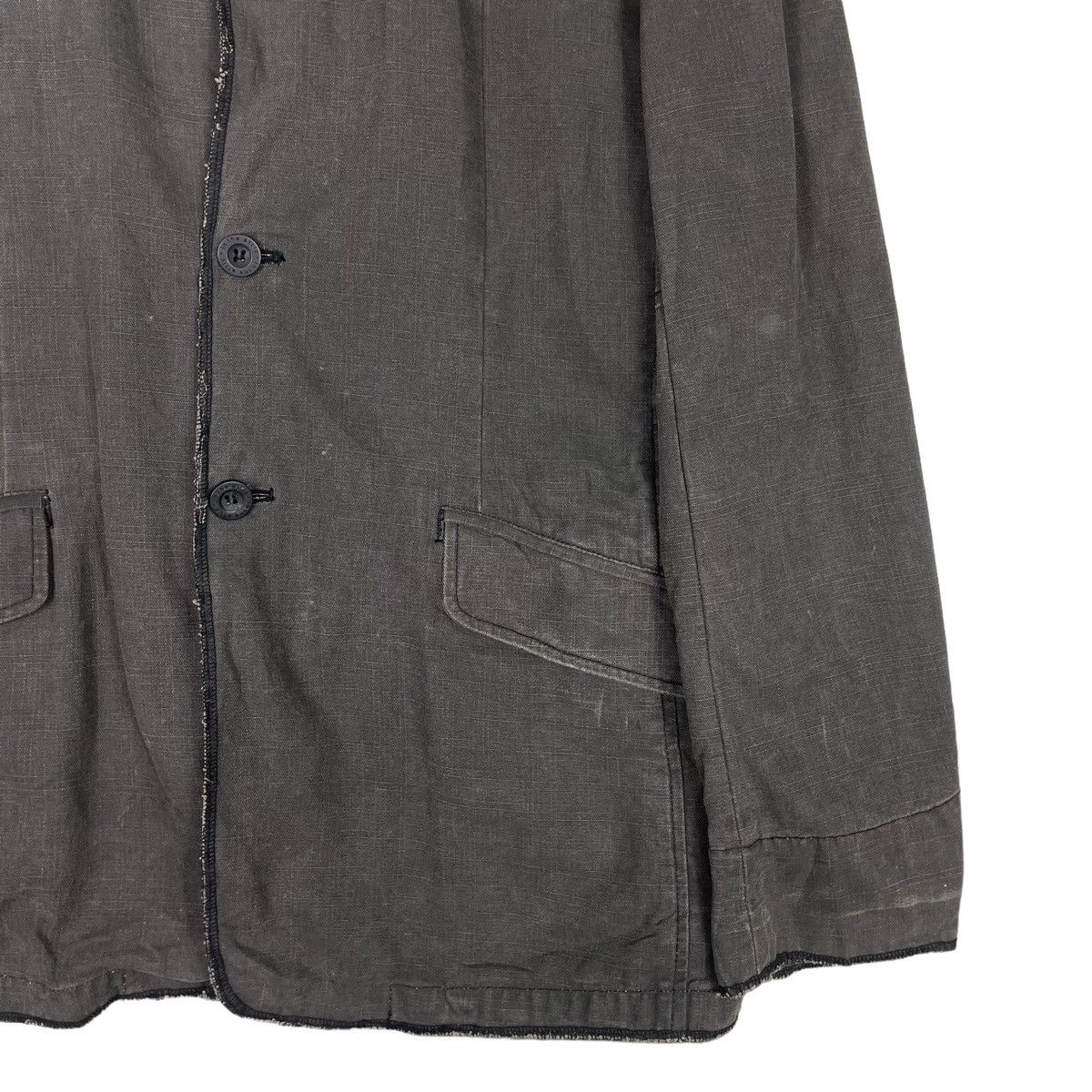 In The Attic × Japanese Brand × Tornado Mart 💥IN THE ATTIC BUTTON CHORE DYED GREY JACKET Size US L / EU 52-54 / 3 - 5 Thumbnail