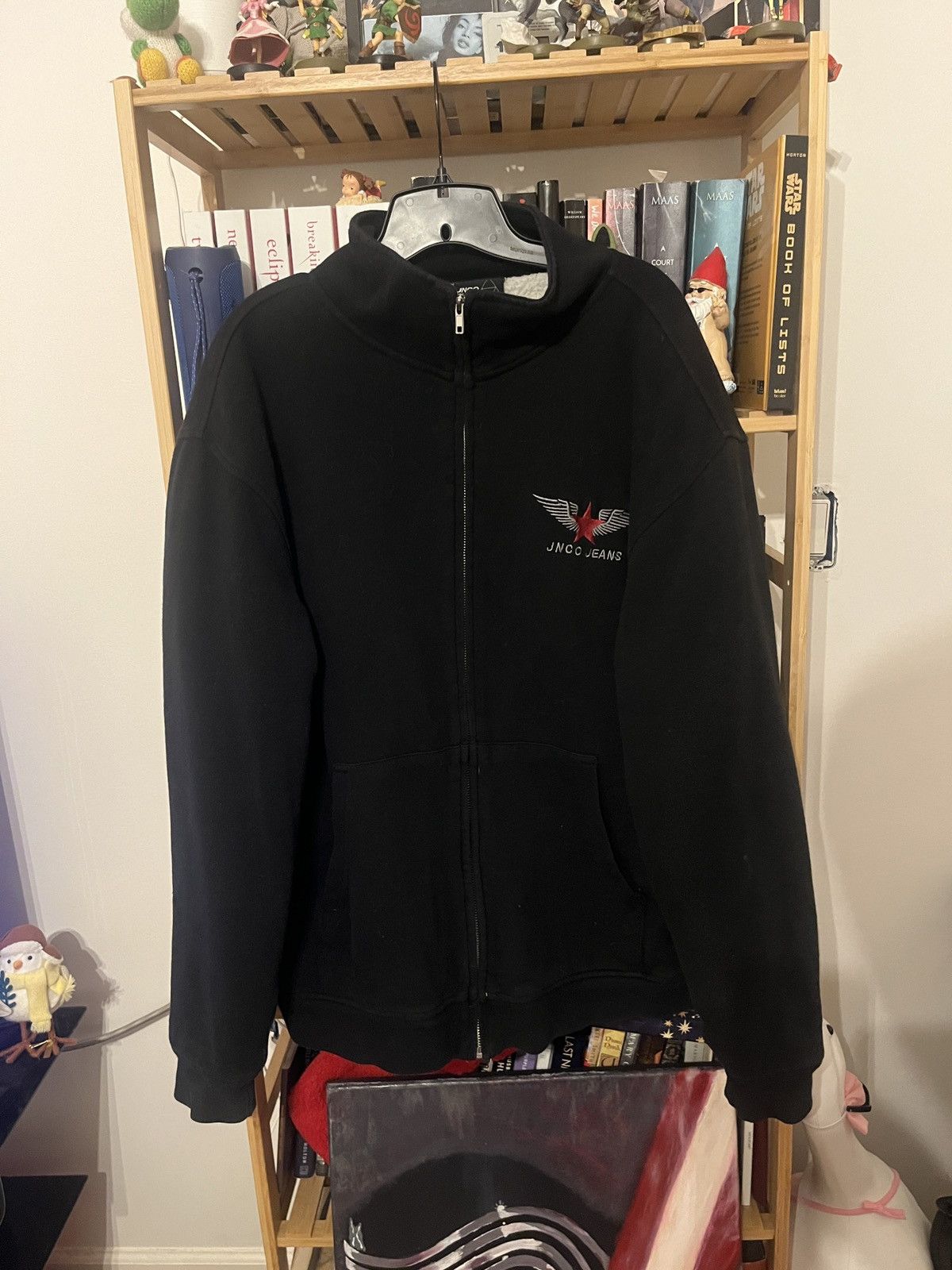 JNCO jnco jeans zip up sweatshirt size large black Size US L / EU 52-54 / 3 - 1 Thumbnail