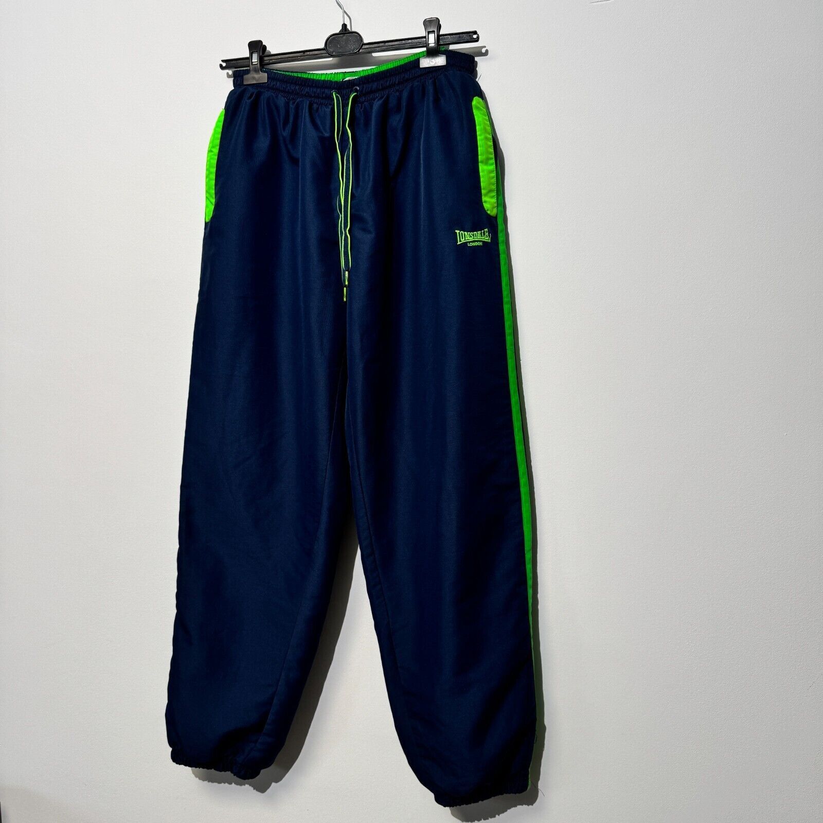 Lonsdale × Vintage Vintage Lonsdale Unisex Blue Polyester Trackpants Size XL Size US 40 / EU 56 - 2 Thumbnail