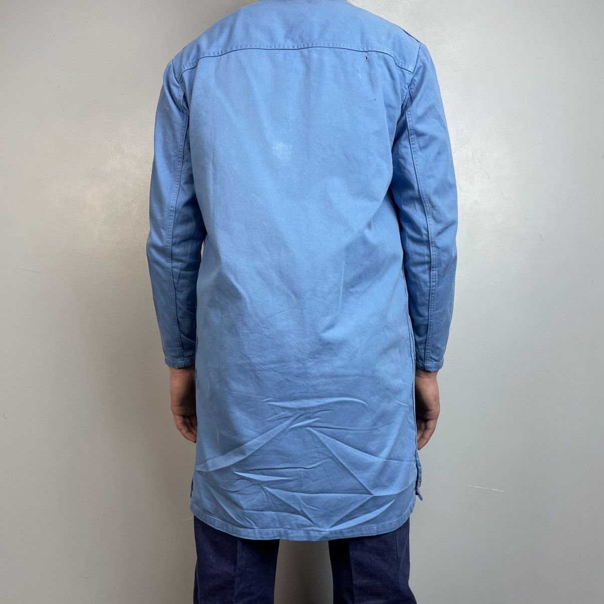 Le Laboureur Vintage French Workwear Lab Coat Shop Coat Bleu de Travail Size US M / EU 48-50 / 2 - 4 Thumbnail