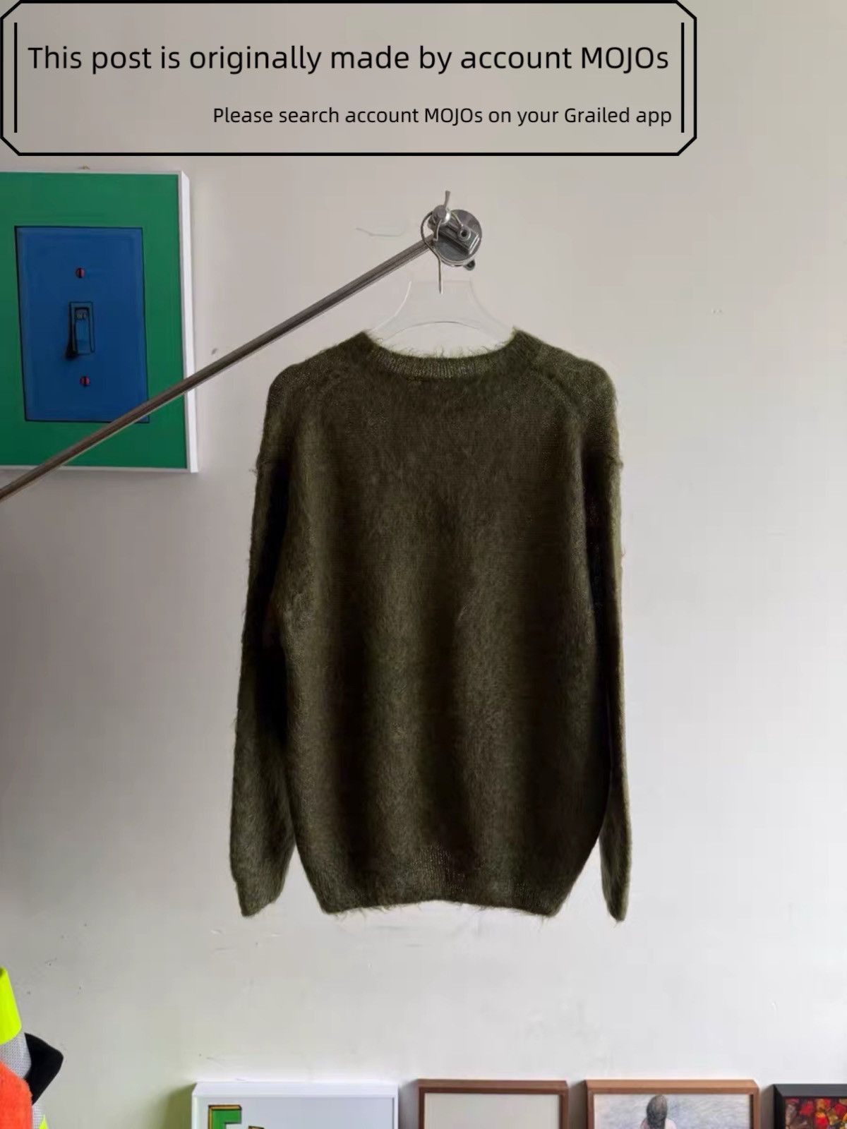 Auralee Sz 4 Auralee Mohair Classic Knitwear mojos9147 Size US XL / EU 56 / 4 - 2 Thumbnail