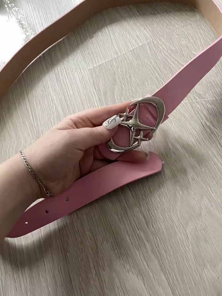 Japanese Brand Pink Triple Star Belt Size ONE SIZE - 2 Thumbnail