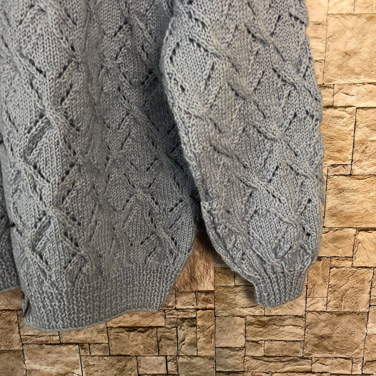 Japanese Brand Japanese Brand vintage Blue Cardigan Knitwear #A859 Size M / US 6-8 / IT 42-44 - 8 Thumbnail