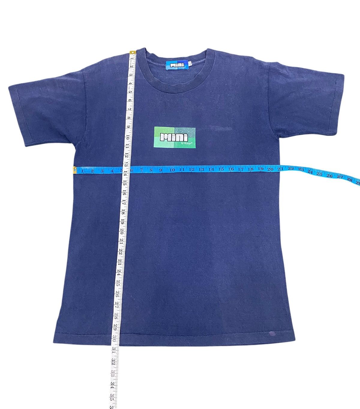 Vintage Vintage mini by Xlarge faded box logo t shirt Size US L / EU 52-54 / 3 - 4 Thumbnail