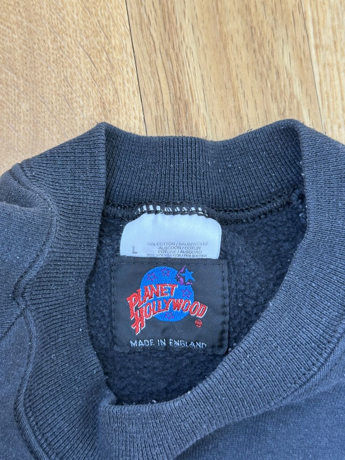 Planet Hollywood England Vintage 90’s Planet Hollywood Sweatshirt Amsterdam Size US L / EU 52-54 / 3 - 9 Thumbnail