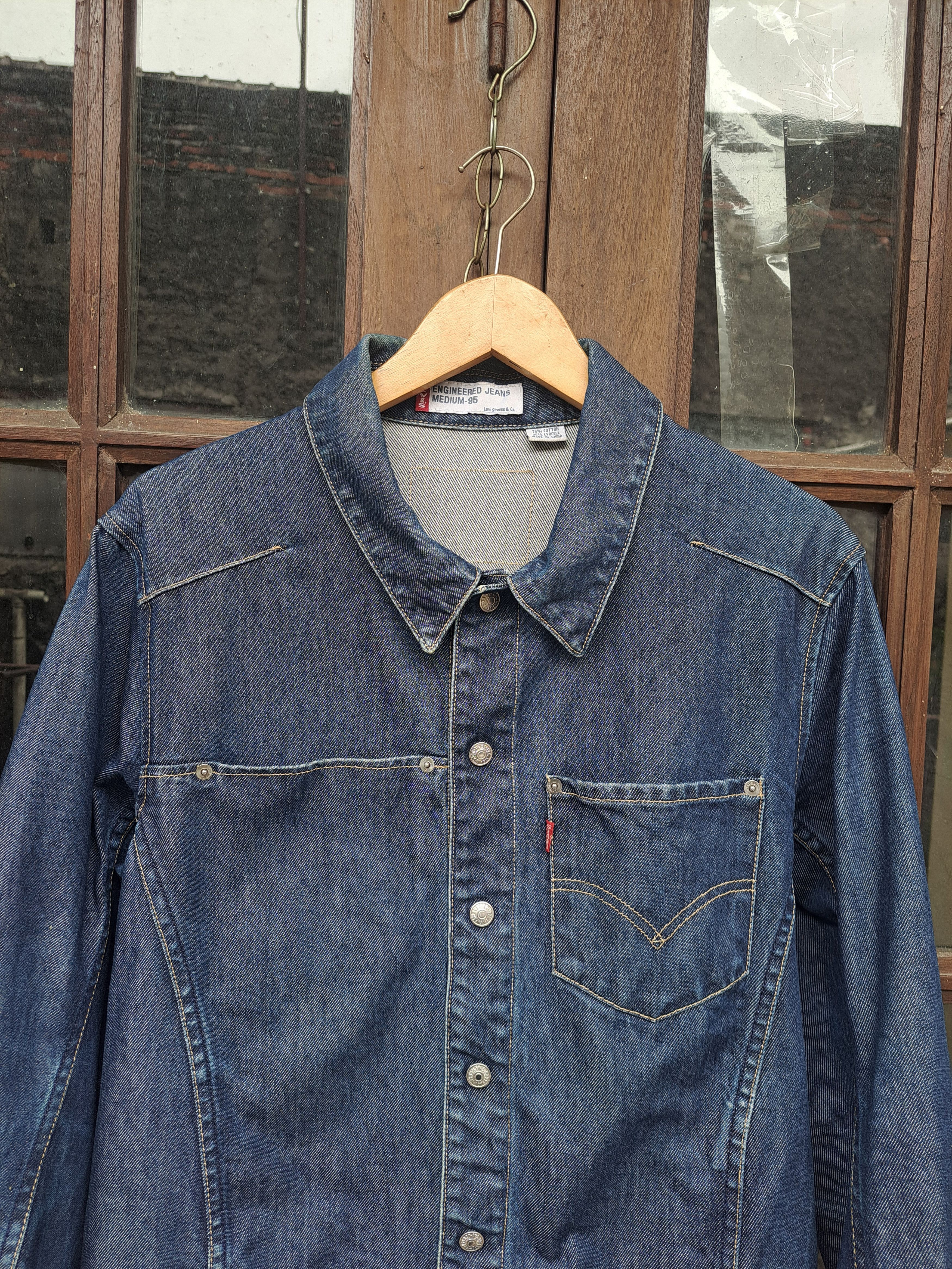 Levi's Vintage Y2K Levis Engineered Denim Jacket Medium Asian Size US M / EU 48-50 / 2 - 2 Thumbnail