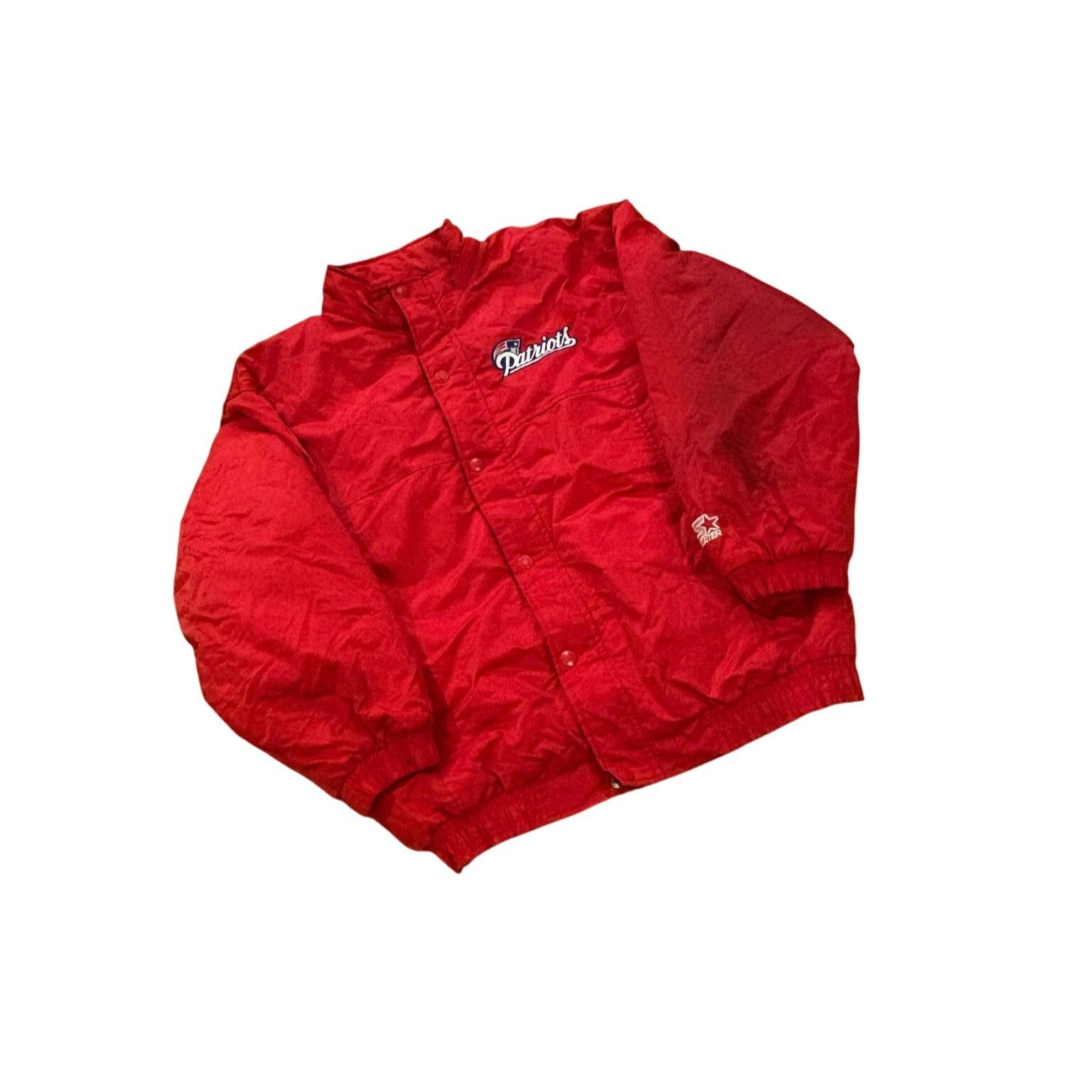 Starter Vintage 90s Starter New England Patriots NFL Full Zip Puffer Size US XL / EU 56 / 4 - 3 Thumbnail