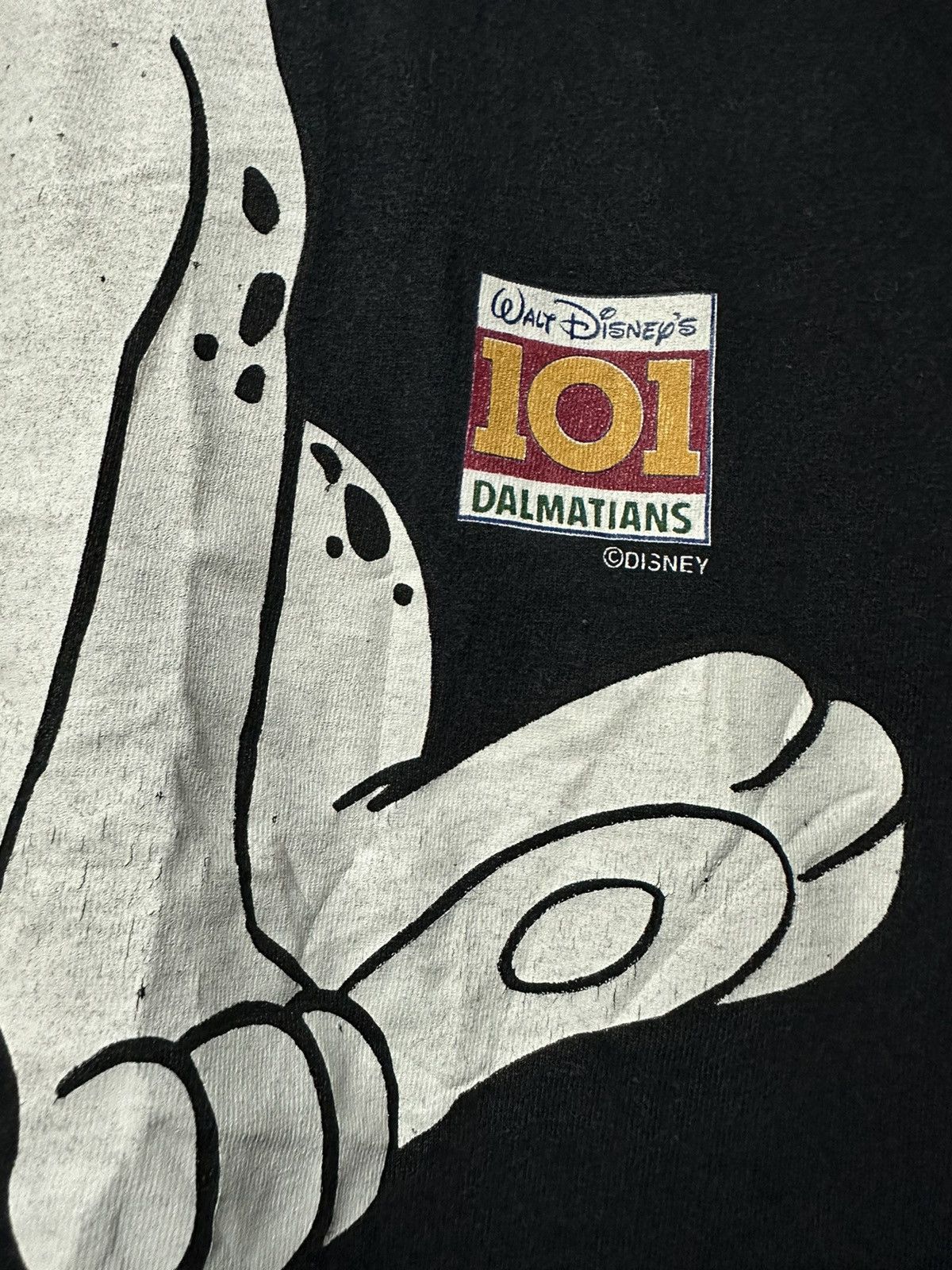 Disney Vintage 90s Walt Disney Dalmatians Faded Tee Size US XL / EU 56 / 4 - 7 Thumbnail
