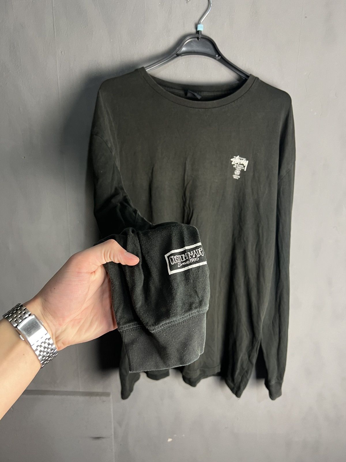 Stussy Stussy long sleeve custom made faded Size US L / EU 52-54 / 3 - 2 Thumbnail