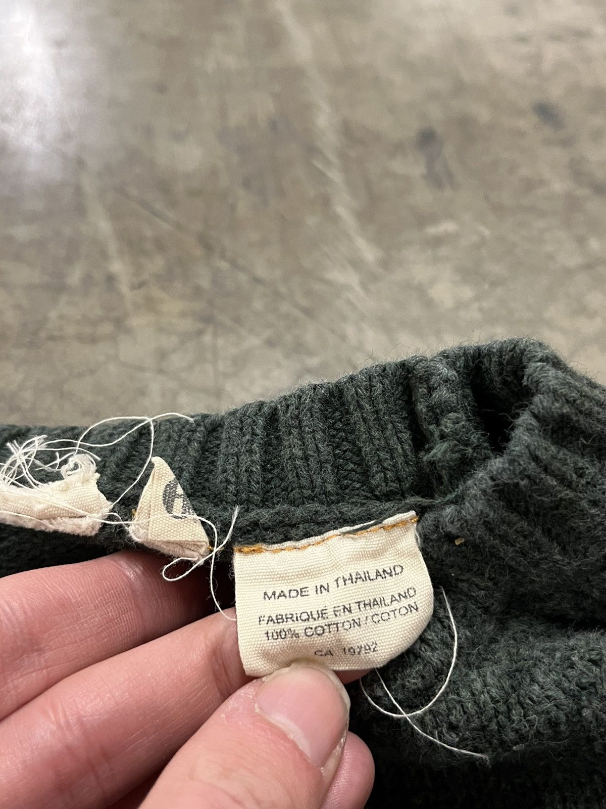 Timberland × Vintage Timberland vintage earthtone heavy knit sweater boxy rare Size US XL / EU 56 / 4 - 8 Thumbnail