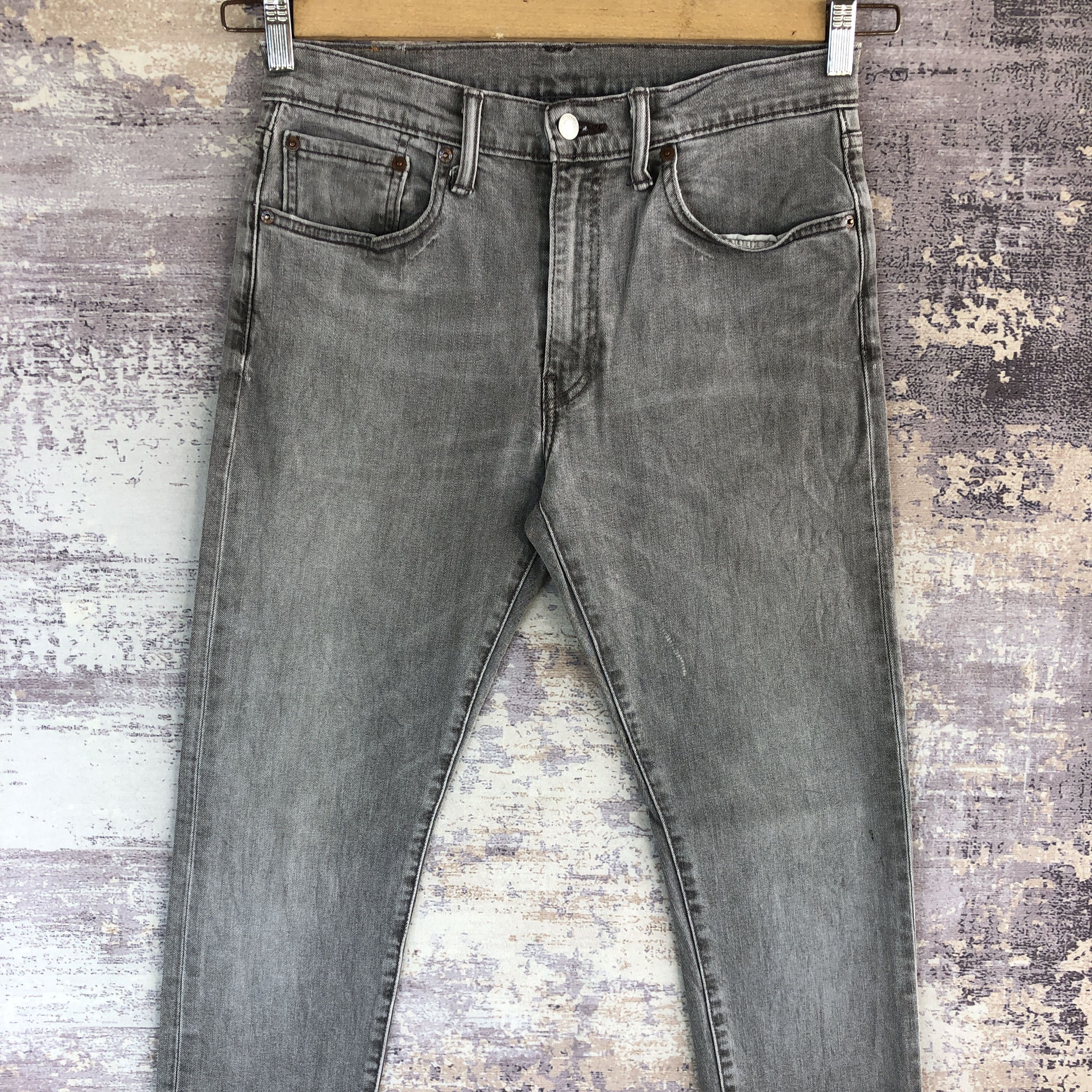 Levi's Y2K Black Levis 512 Slim Tapered Jeans Levi's Ash Gray Denim Size US 30 / EU 46 - 3 Thumbnail