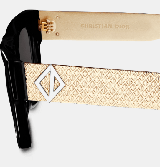 Dior o1w1db11025 CDDMS8 Size : OS / Sunglasses in Black/Gold Size ONE SIZE - 4 Thumbnail