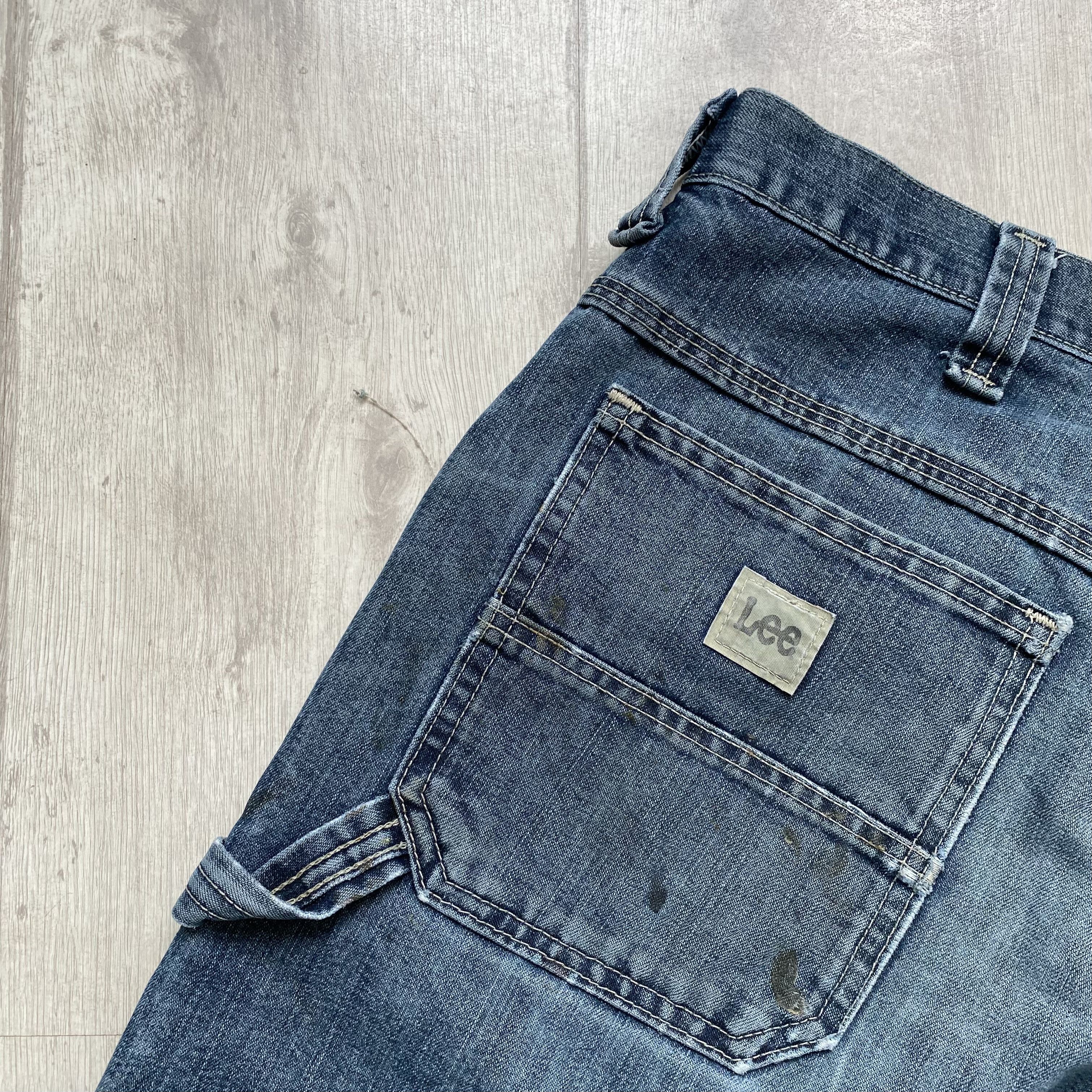 Lee Vintage Lee Work Skater Denim pants Distressed Carhartt Size US 32 / EU 48 - 14 Thumbnail