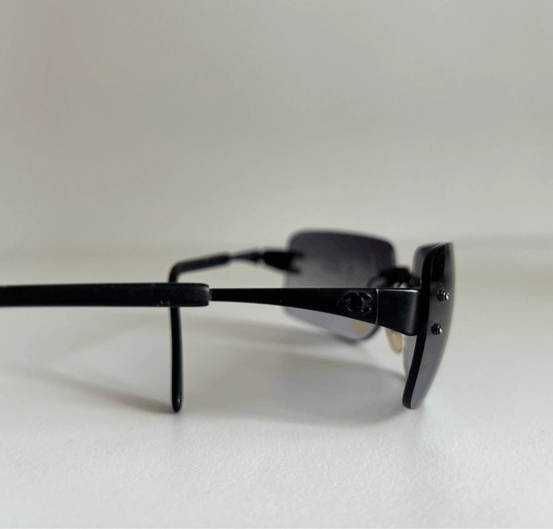 Chanel CHANEL SUNGLASSES 4005 LOGO CC Wrap Metal Vintage Iconic Size ONE SIZE - 2 Thumbnail