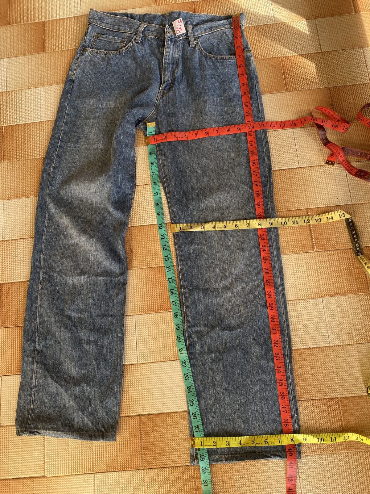 If Six Was Nine × Uniqlo Vintage uniqlo straight cut denim Size US 32 / EU 48 - 13 Thumbnail