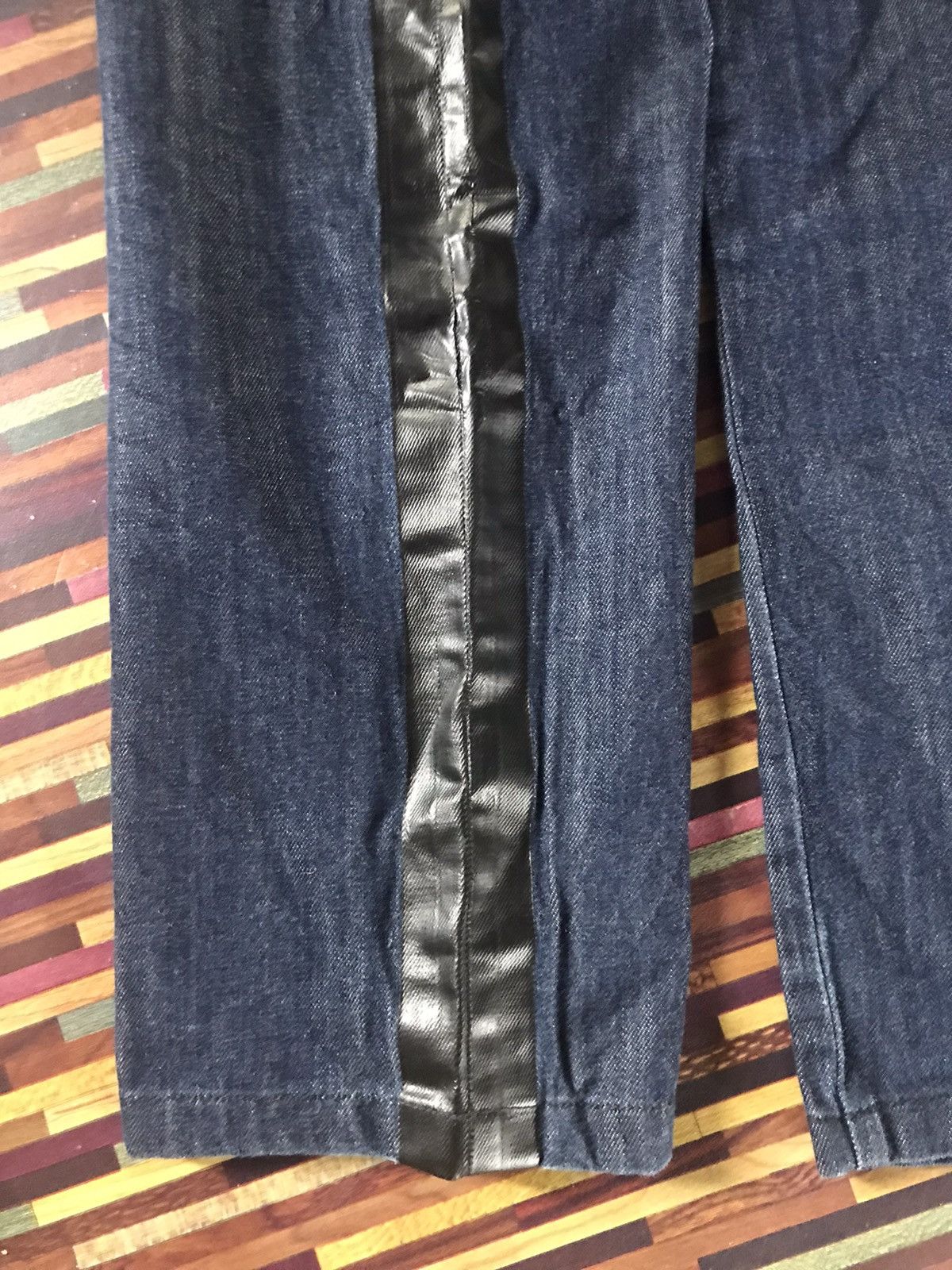 Dolce & Gabbana × Vintage 🔥🔥🔥VTG D&G DENIM MATERIAL SOFT BLACK LINE Size US 38 / EU 54 - 14 Thumbnail