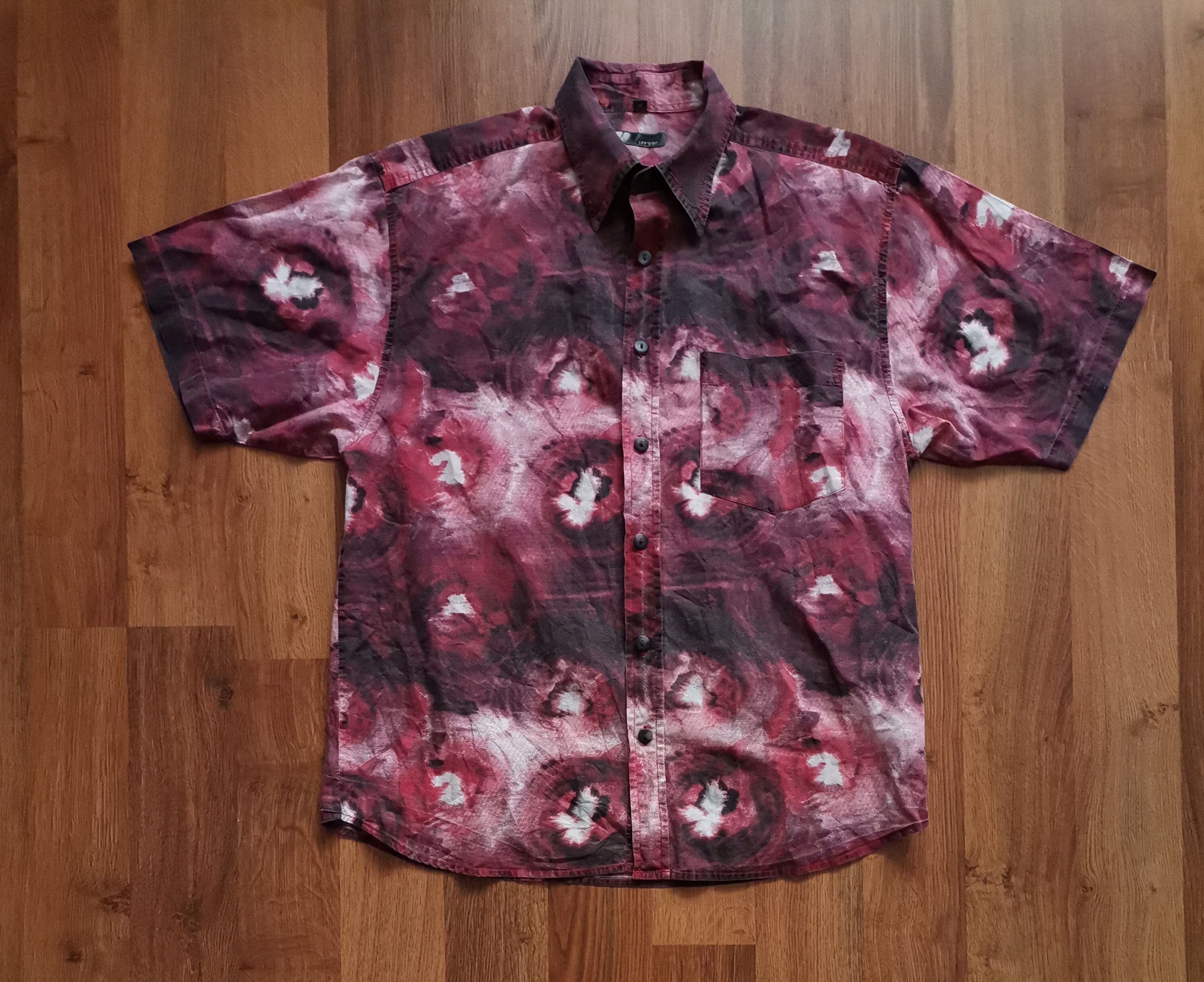 Vintage Vintage Let's Go Abstract Oversized Shirt Size US M / EU 48-50 / 2 - 1 Thumbnail