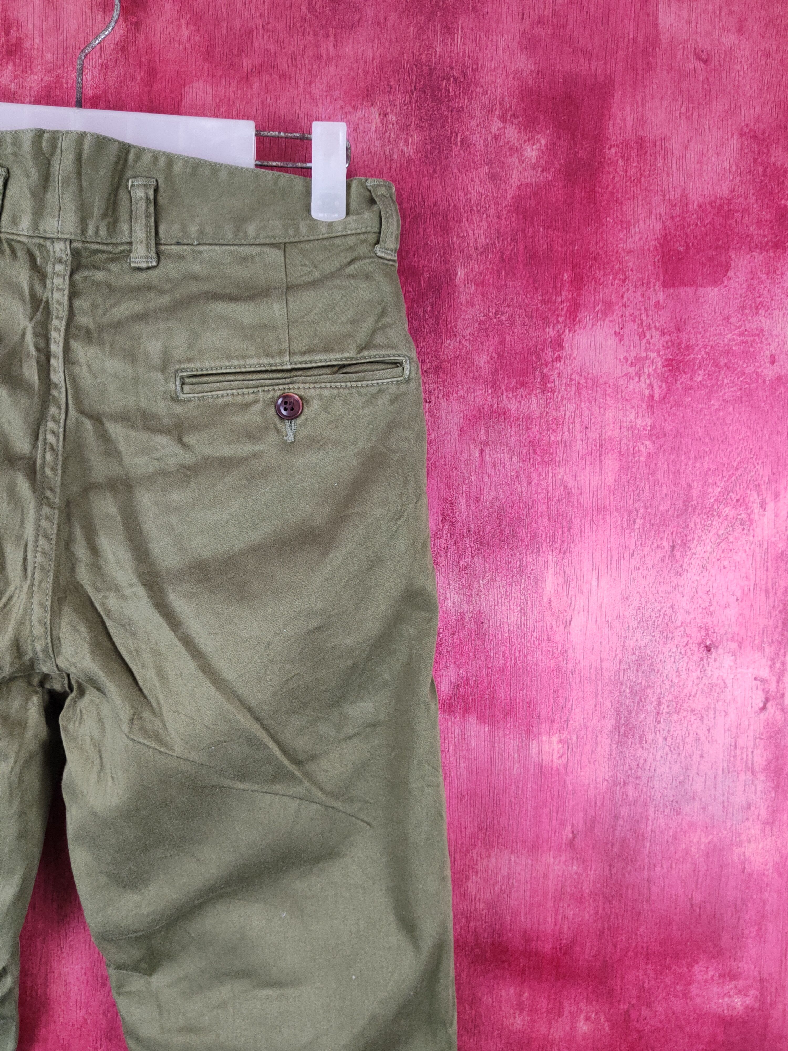 Japanese Brand Deep Blue Dark Olive Multipocket Casual Pants #S1736 Size US 29 - 10 Thumbnail