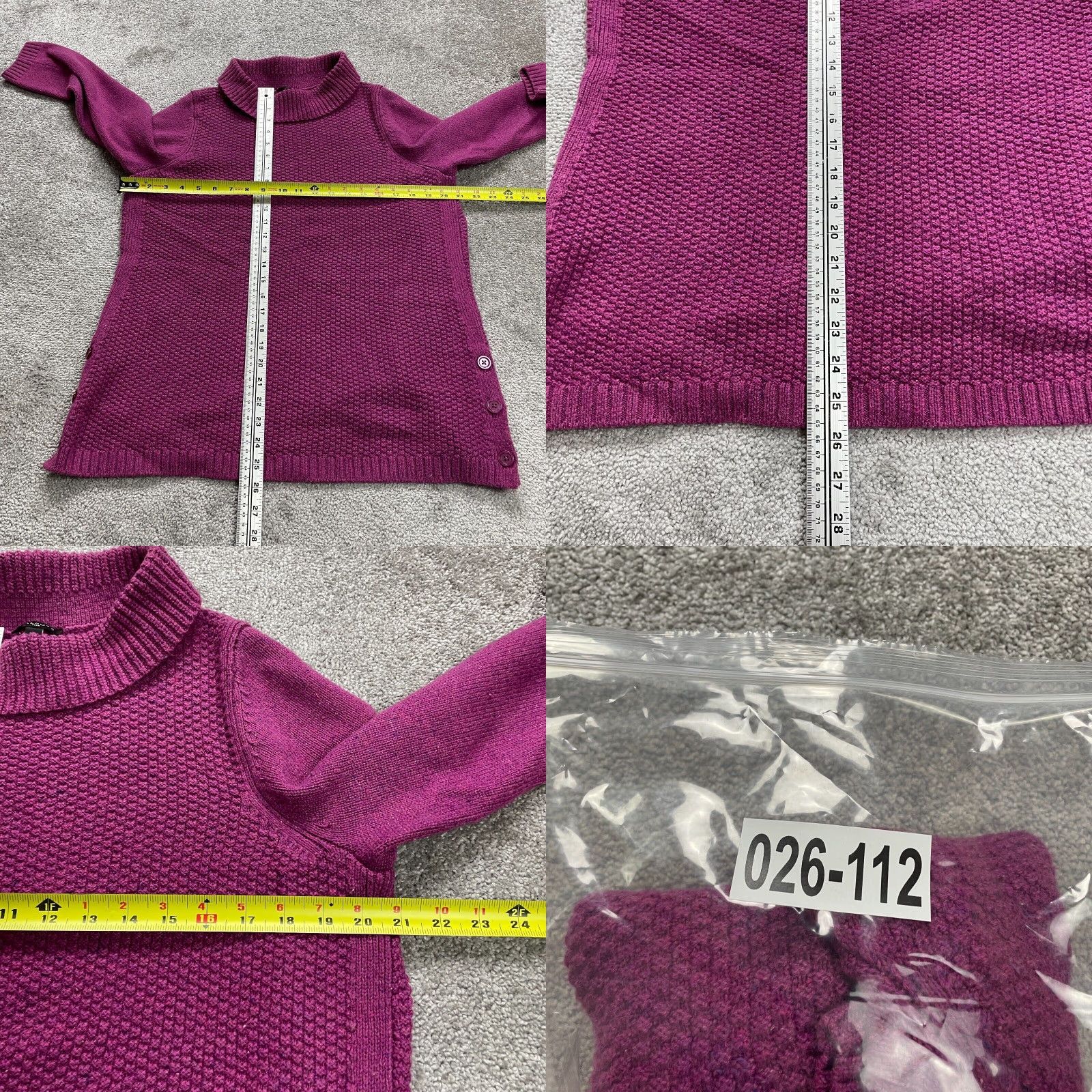 Talbots Talbots Plus Size Sweater Women XL Pink Turtleneck Chunky Knit Pullover Casual Size XL / US 12-14 / IT 48-50 - 8 Thumbnail