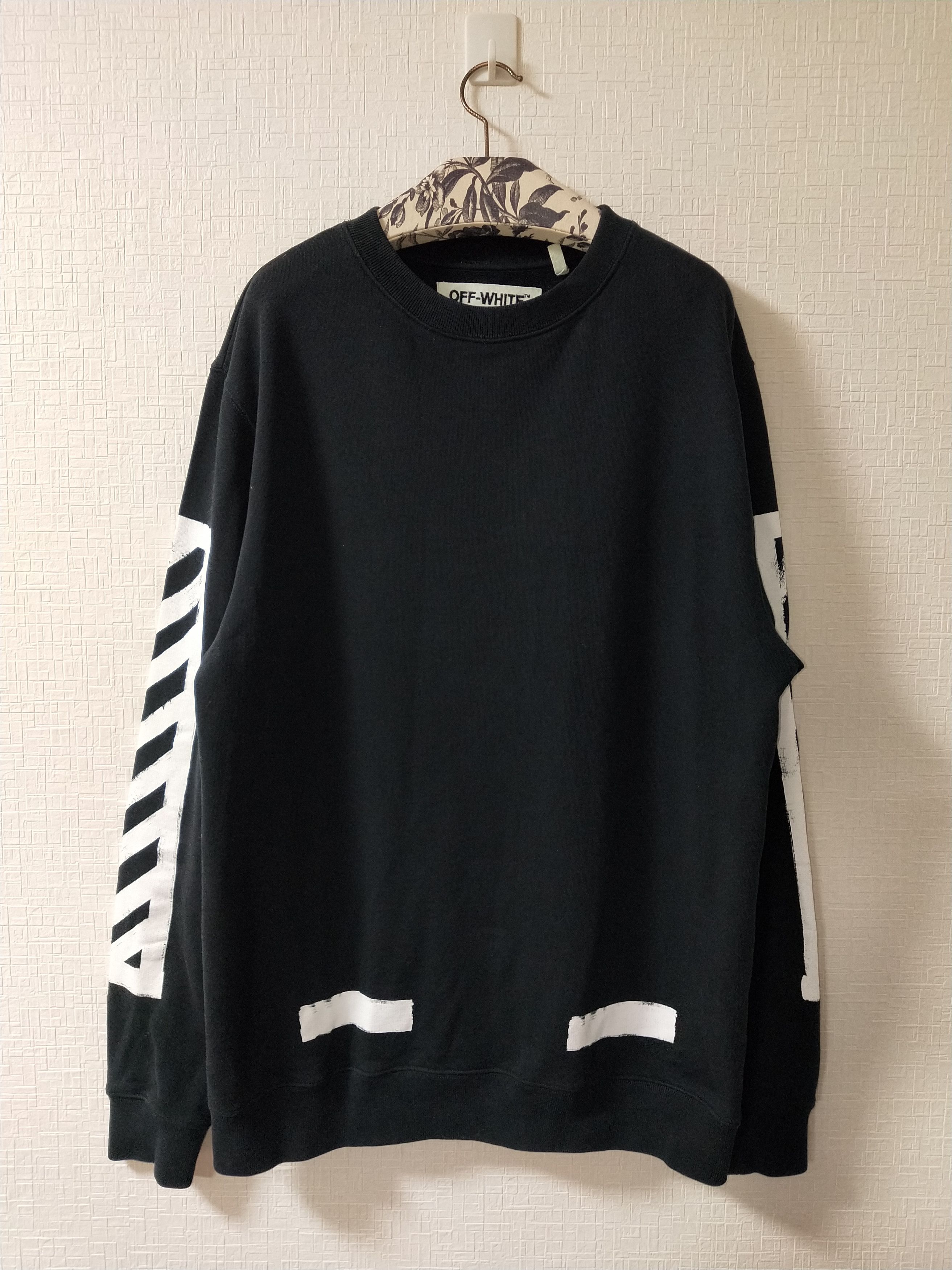 Off-White Diagonal Brushed Sweatshirt Size US L / EU 52-54 / 3 - 2 Thumbnail