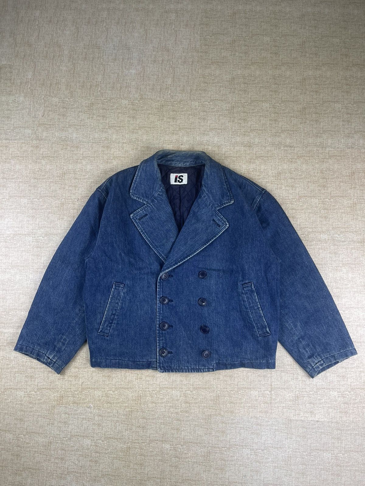 Issey Miyake × Vintage VTG ISSEY MIYAKE (I.S) Tsumori Chisato Double Breast Denim Size US L / EU 52-54 / 3 - 3 Thumbnail
