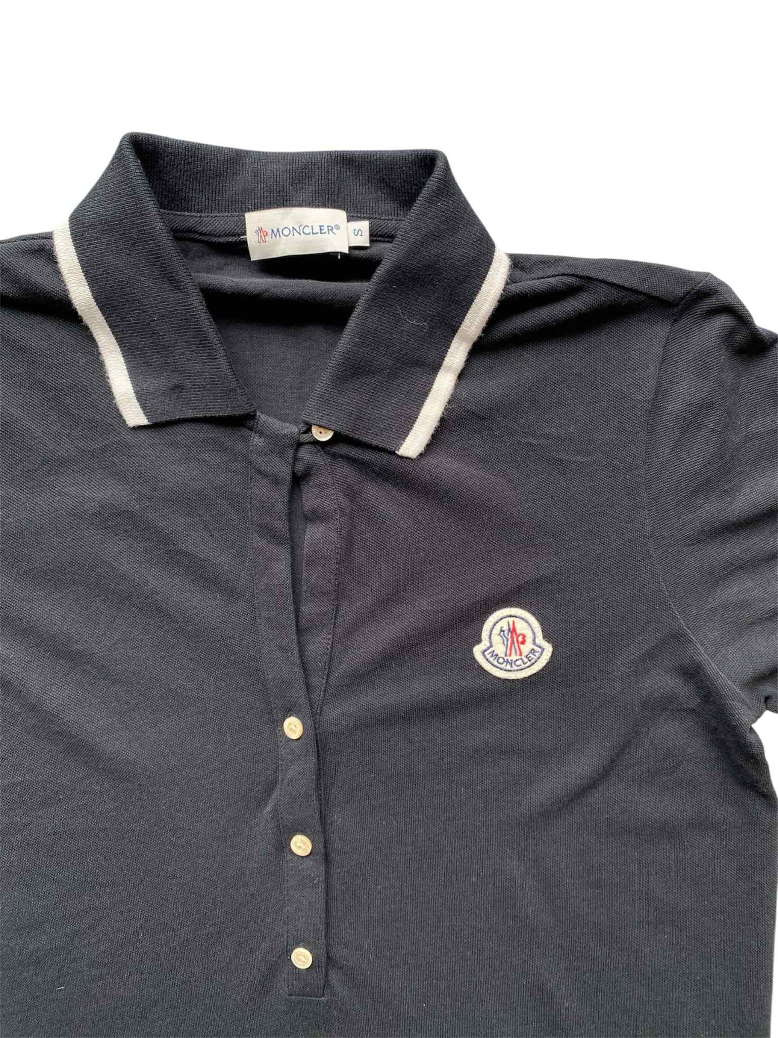 Moncler Moncler Women Maglia Polo Manica Corta Small Logo Size S / US 4 / IT 40 - 3 Thumbnail