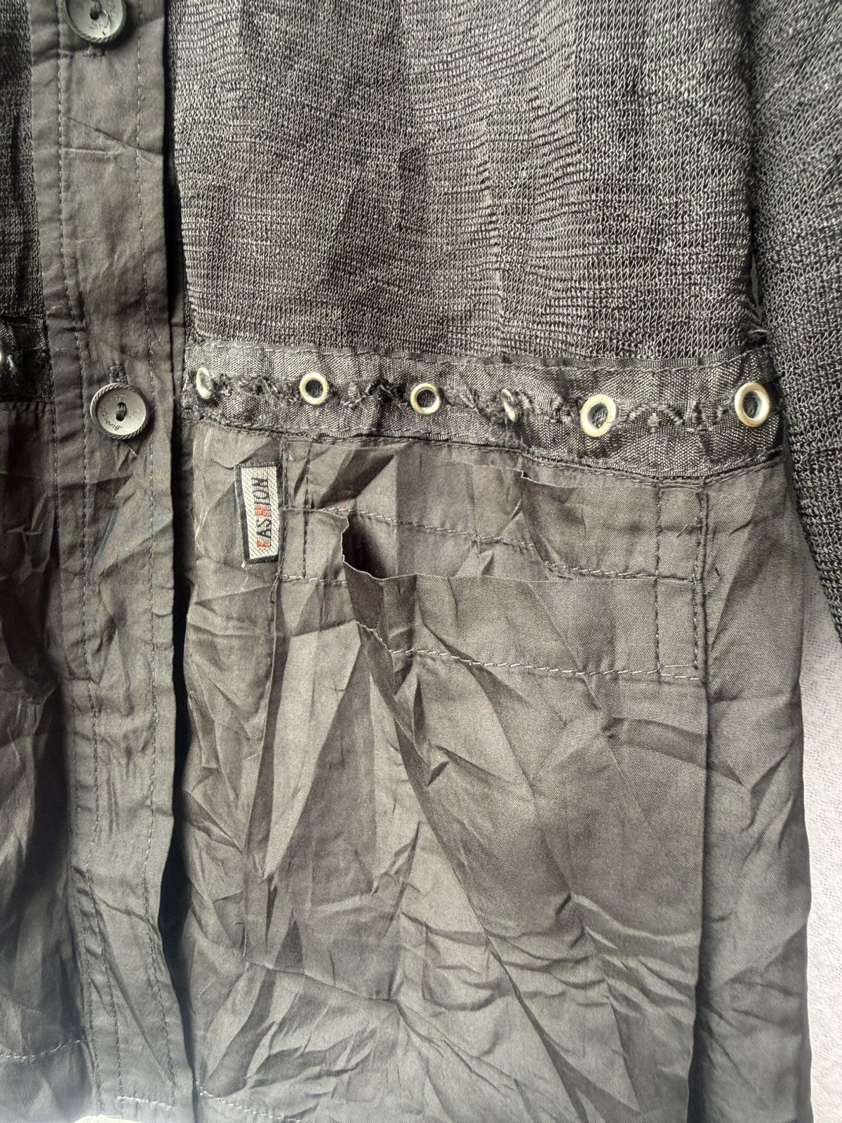 Hysteric Glamour Japanese fishnet button shirt Size US M / EU 48-50 / 2 - 5 Thumbnail