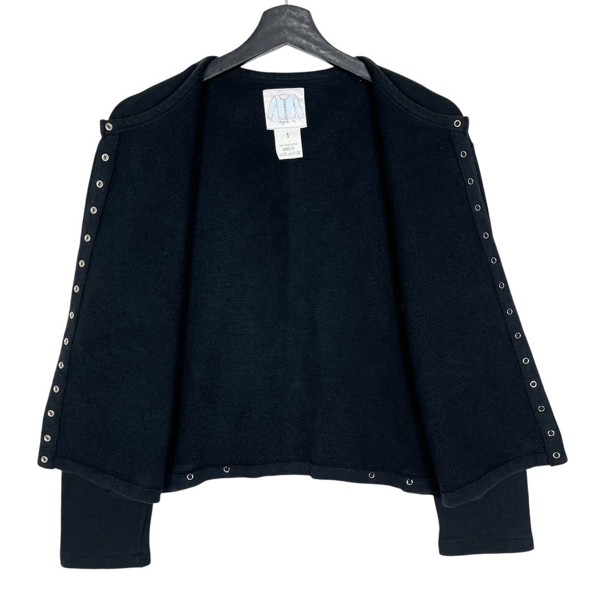 Designer × agnes b. Agnes B. Pearl Snap Button Cardigan Size S / US 4 / IT 40 - 6 Thumbnail