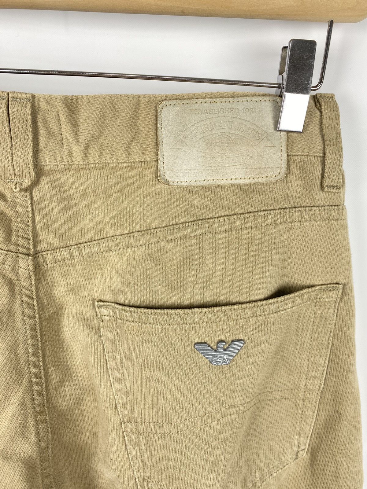 Armani Armani Jeans Vintage 1980s Twill Pants Cotton size 32 Size US 32 / EU 48 - 7 Thumbnail