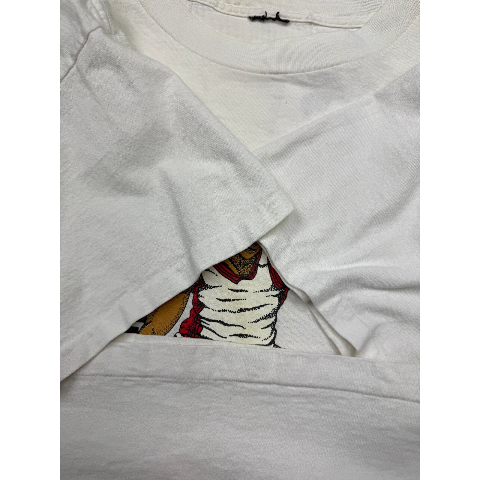 Vintage Vintage 90s Basketball There Is No Defence T Shirt L Size US L / EU 52-54 / 3 - 4 Thumbnail