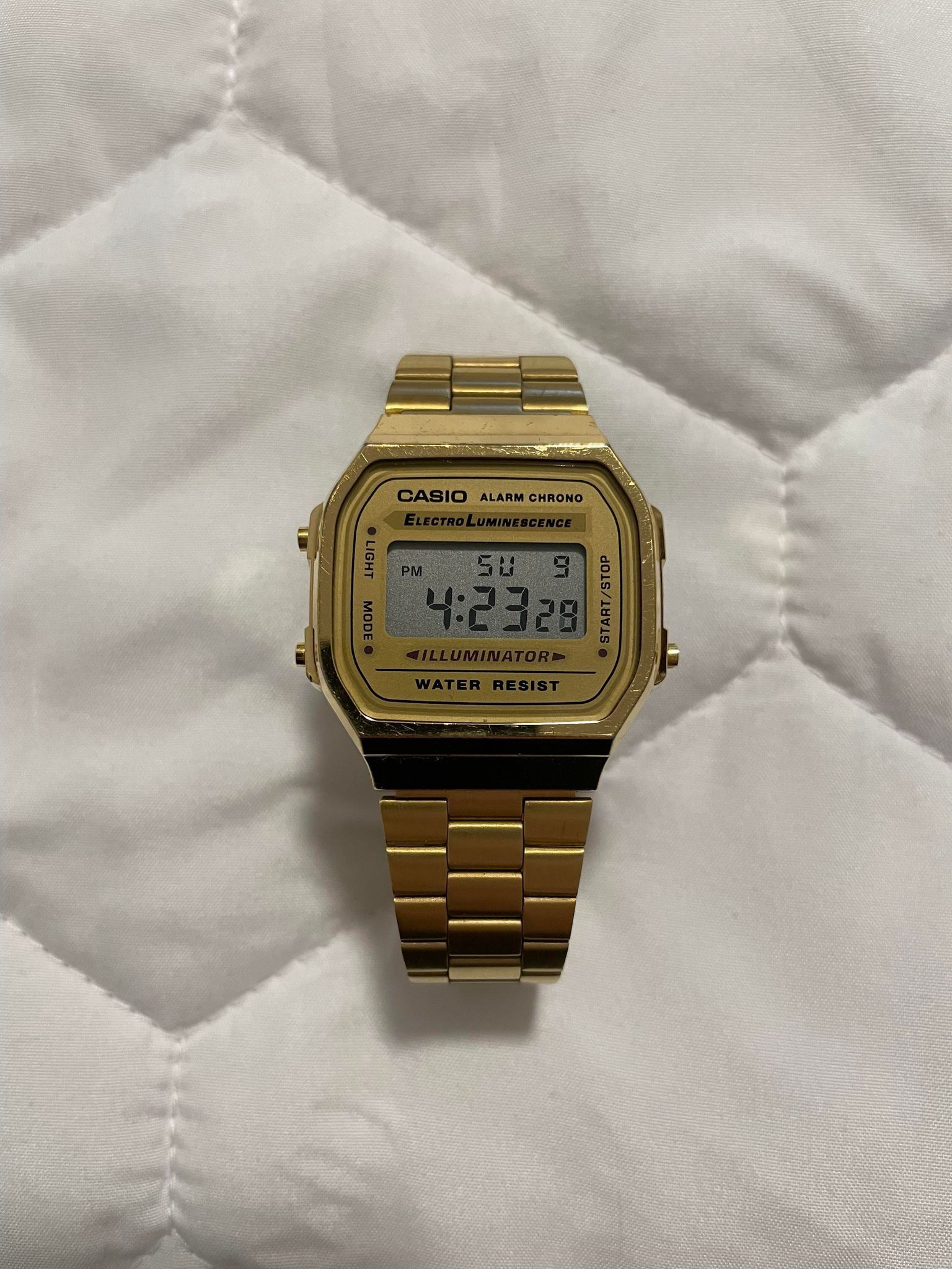Casio Casio A168WG 9 Vintage Watch Gold Grailed