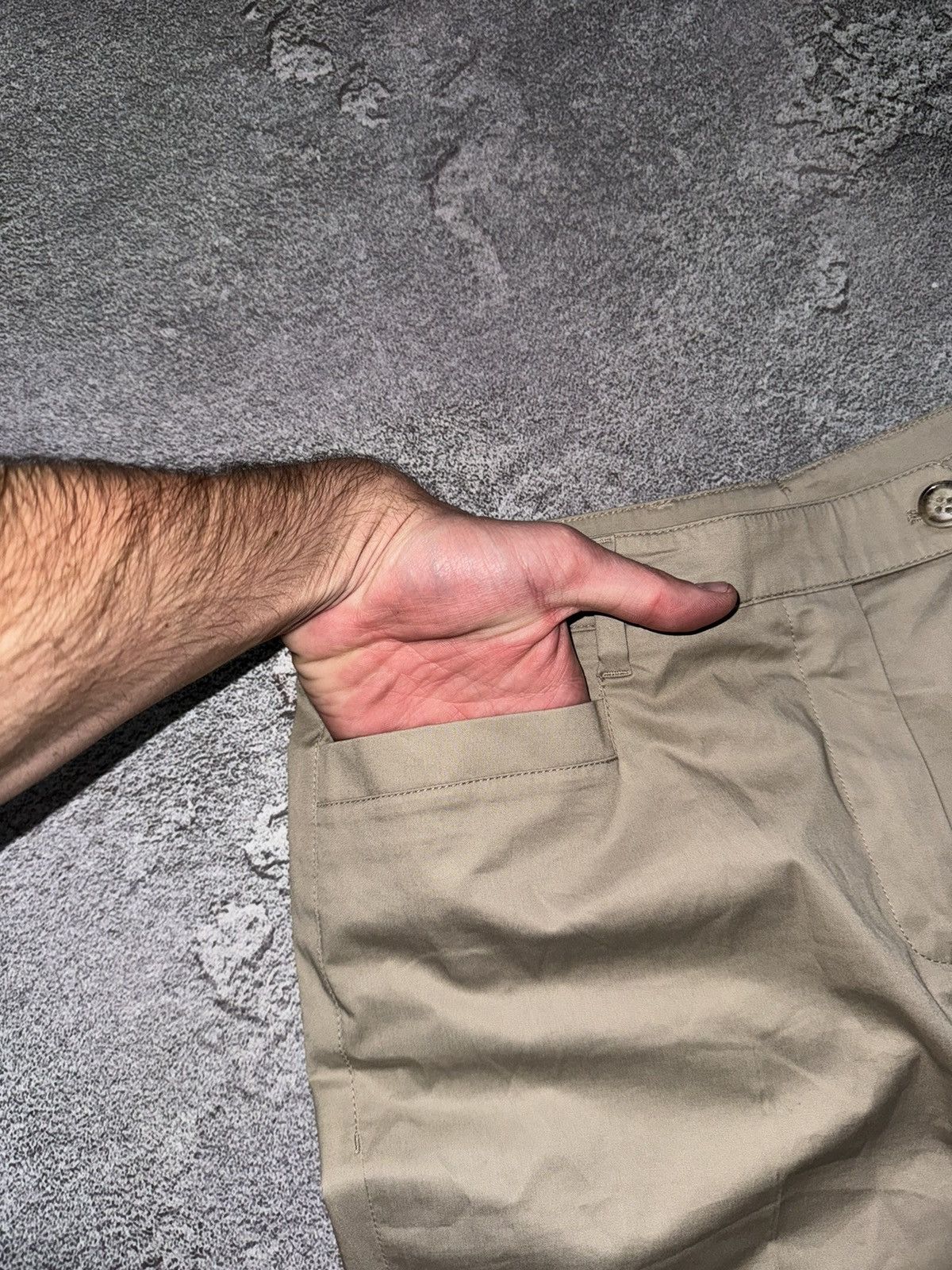 Designer × Prada Prada M Wmns beige chino pant trouser Jean casual Size 26" / US 2 / IT 38 - 14 Thumbnail