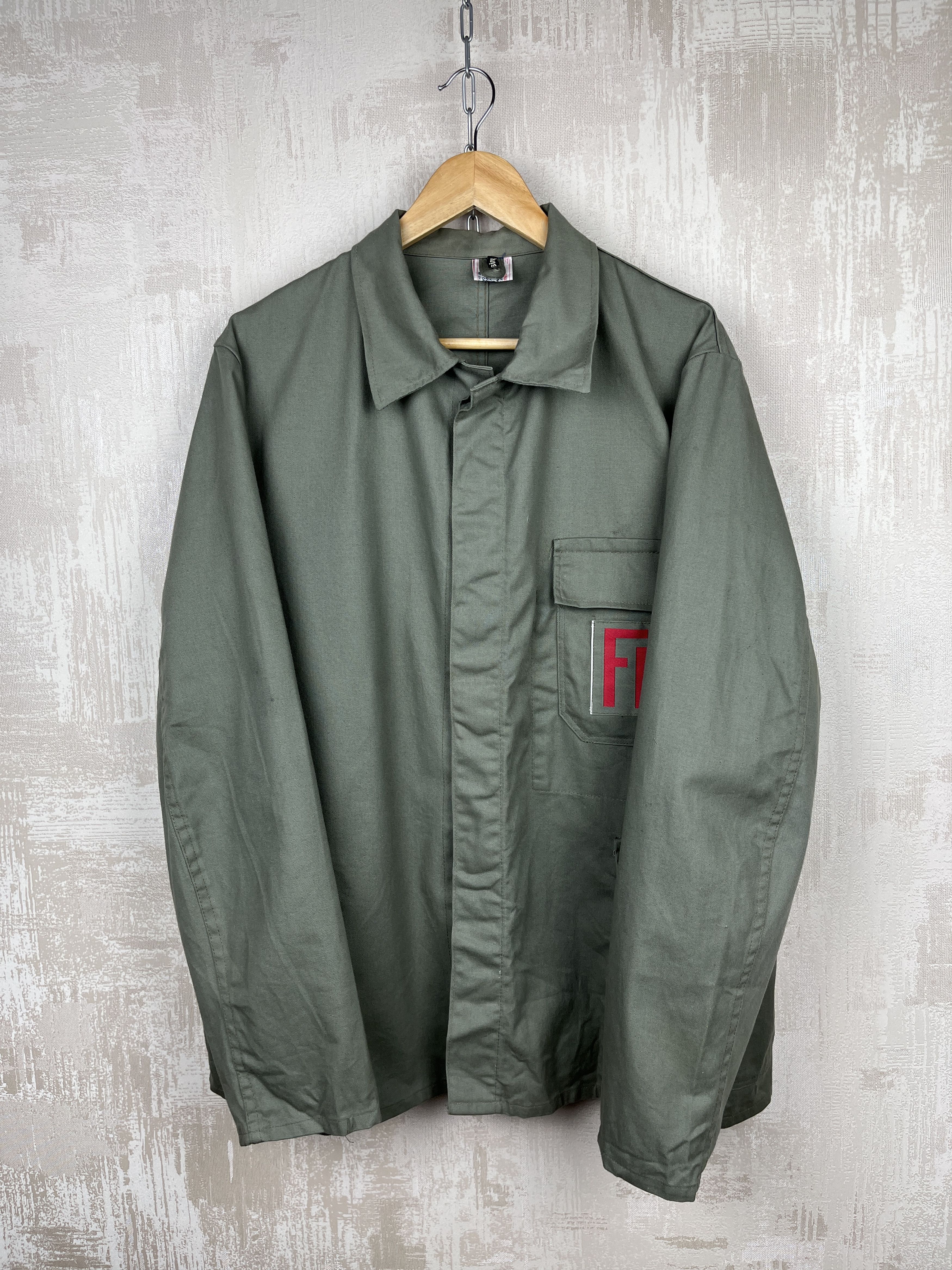 Vintage 80's Proban German Chore Work Jacket Workwear West Germany Size US XL / EU 56 / 4 - 9 Thumbnail