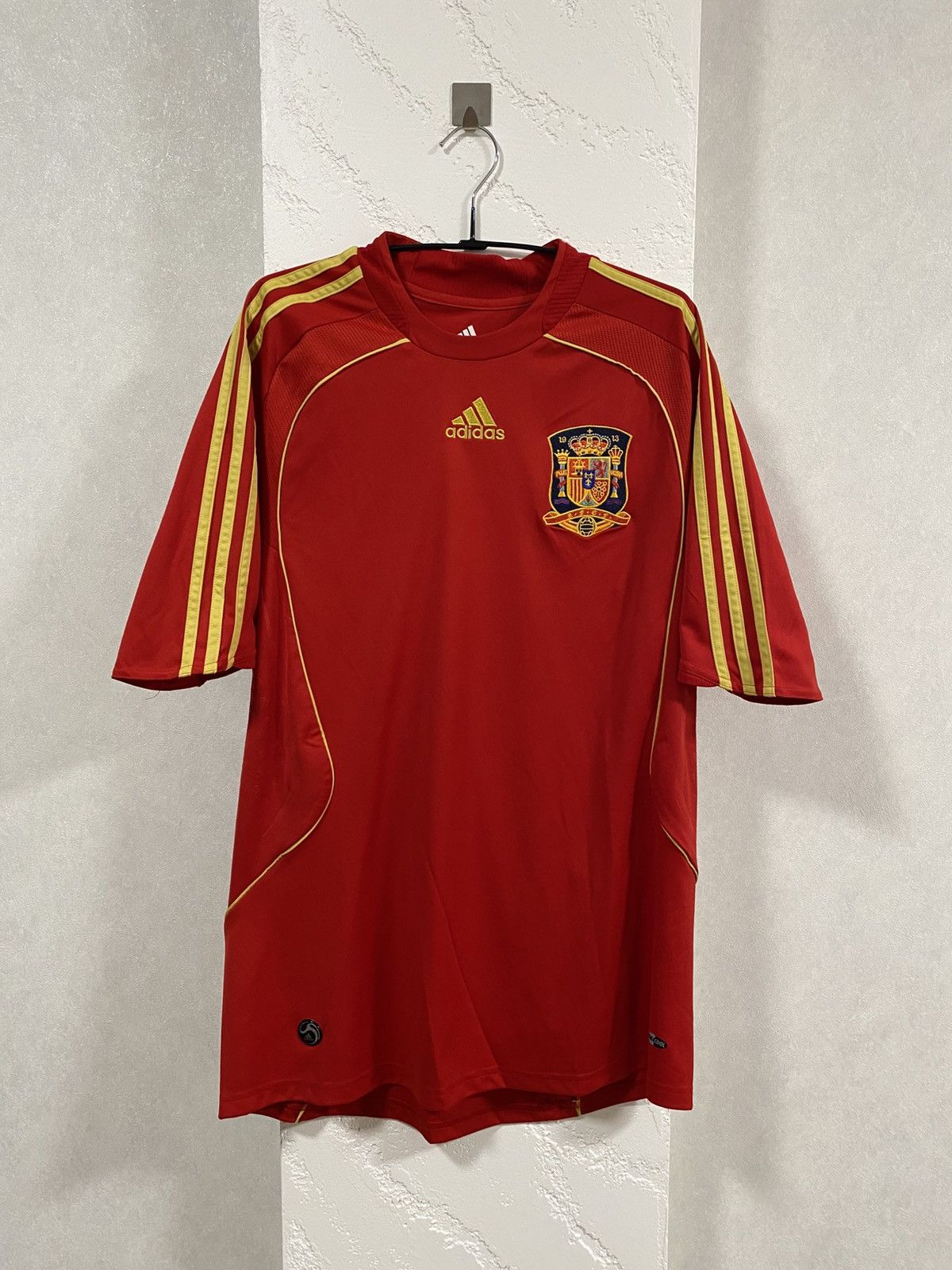 Adidas × Vintage 🇪🇸Adidas Spain 2008 Home Football Shirt Soccer Jersey⚽️ Size US L / EU 52-54 / 3 - 1 Thumbnail