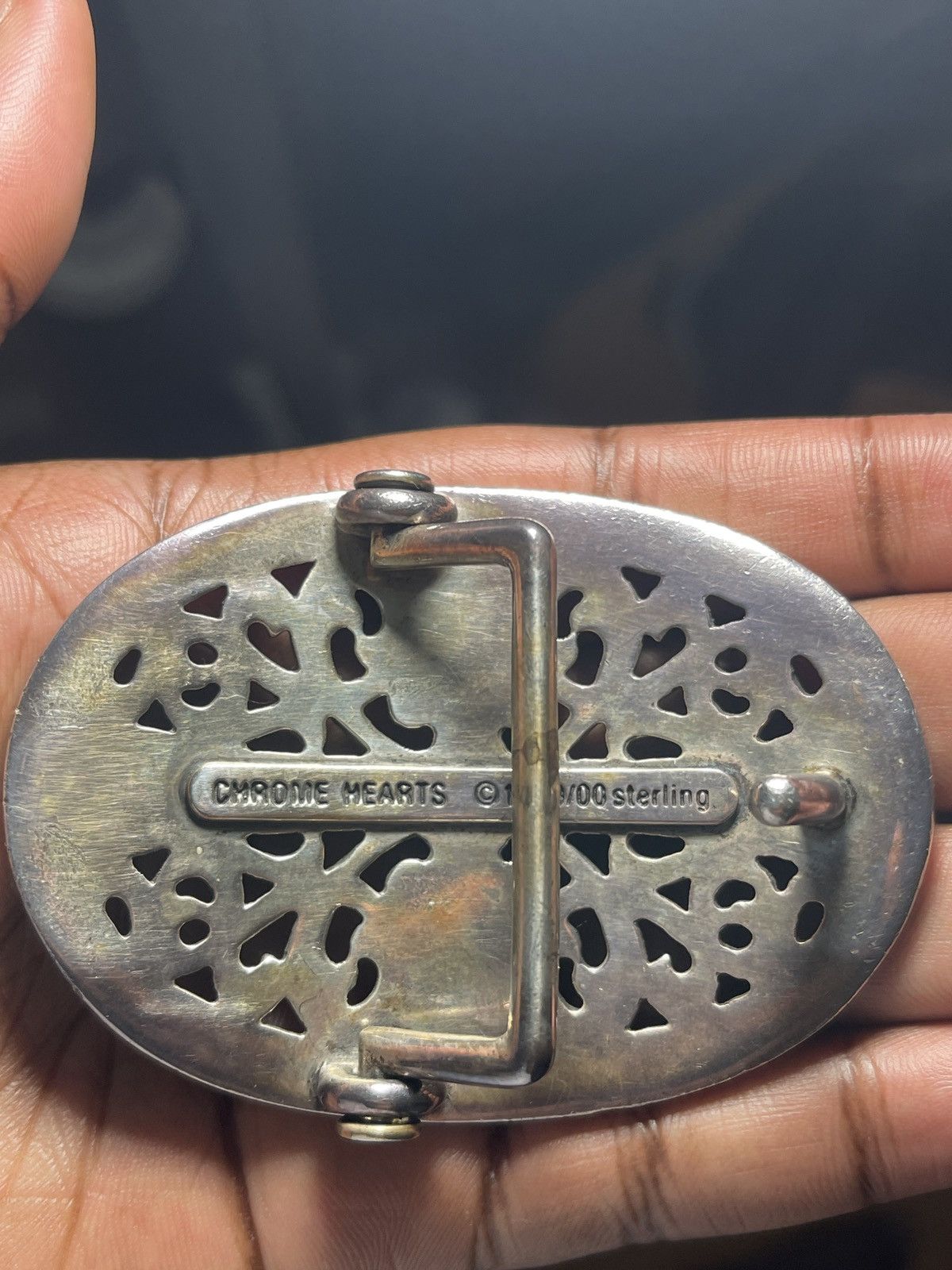 Chrome Hearts CHROME HEARTS OVAL BUCKLE AND BELT STRAP Size 34 - 15 Thumbnail