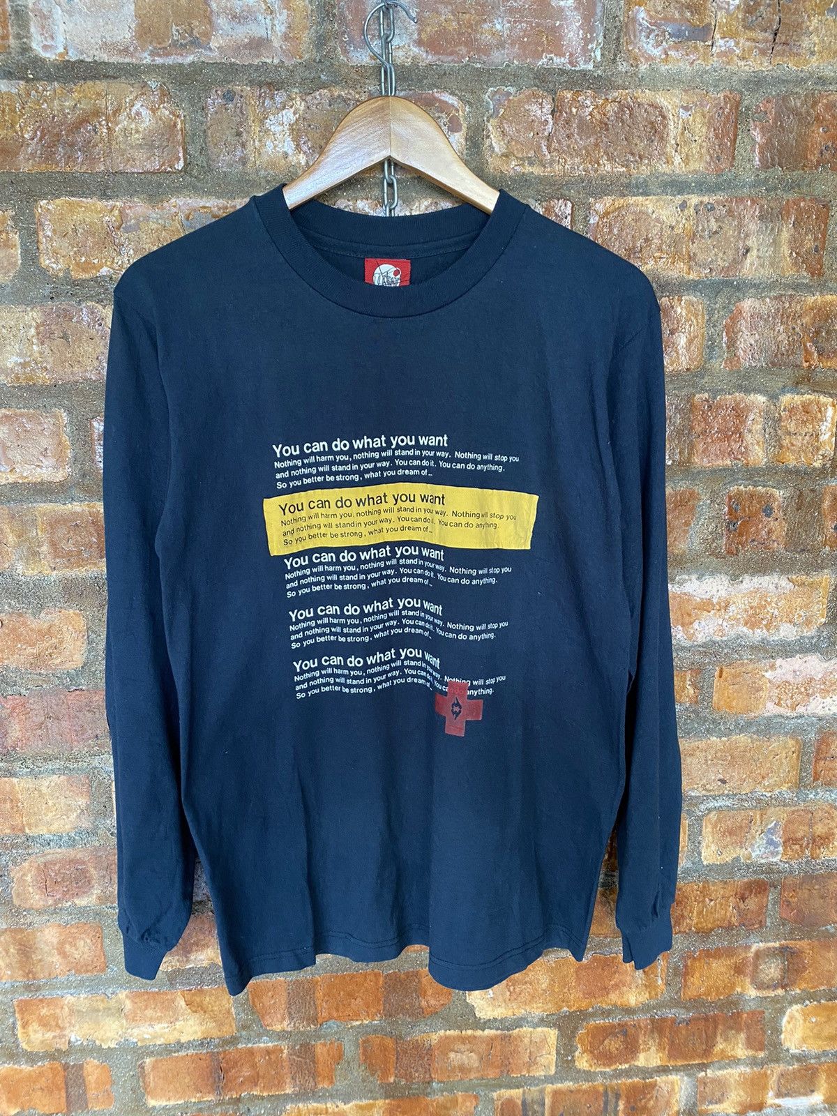 General Research Vtg Maniac Work Poem cross 90s Anvil tee Size US M / EU 48-50 / 2 - 2 Thumbnail