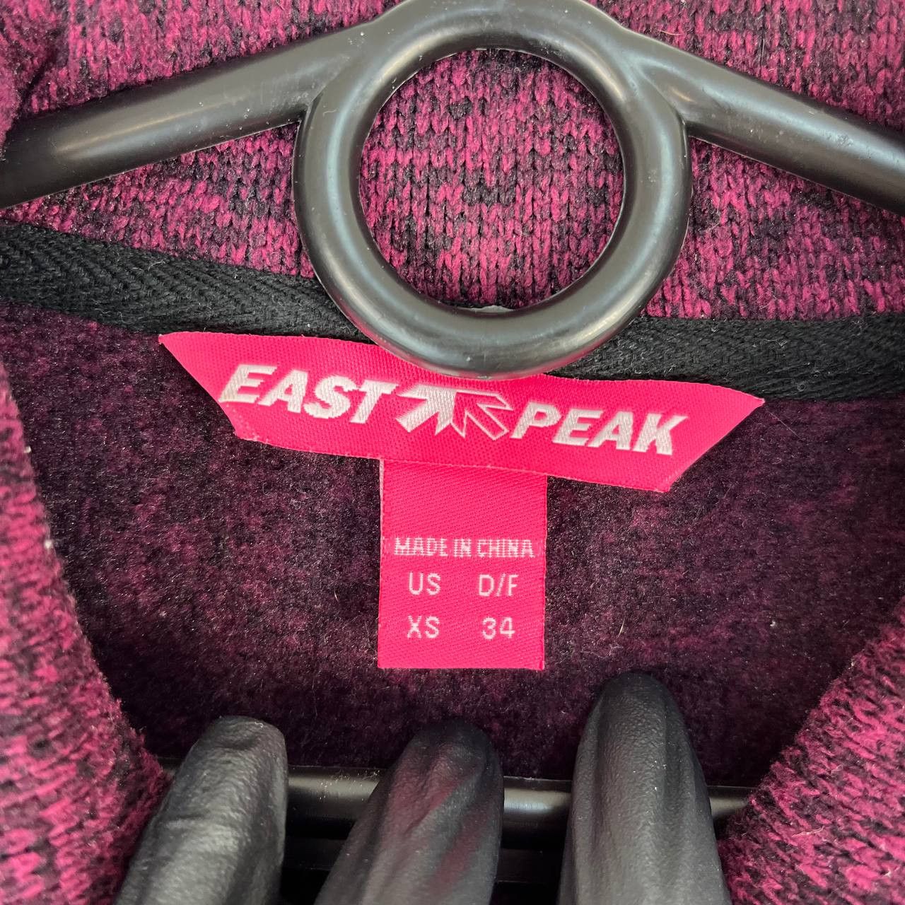 Other Eastpeak Fleece Jacket Full Zip Outdoor Burgundy Womens XS Size XS / US 0-2 / IT 36-38 - 5 Thumbnail