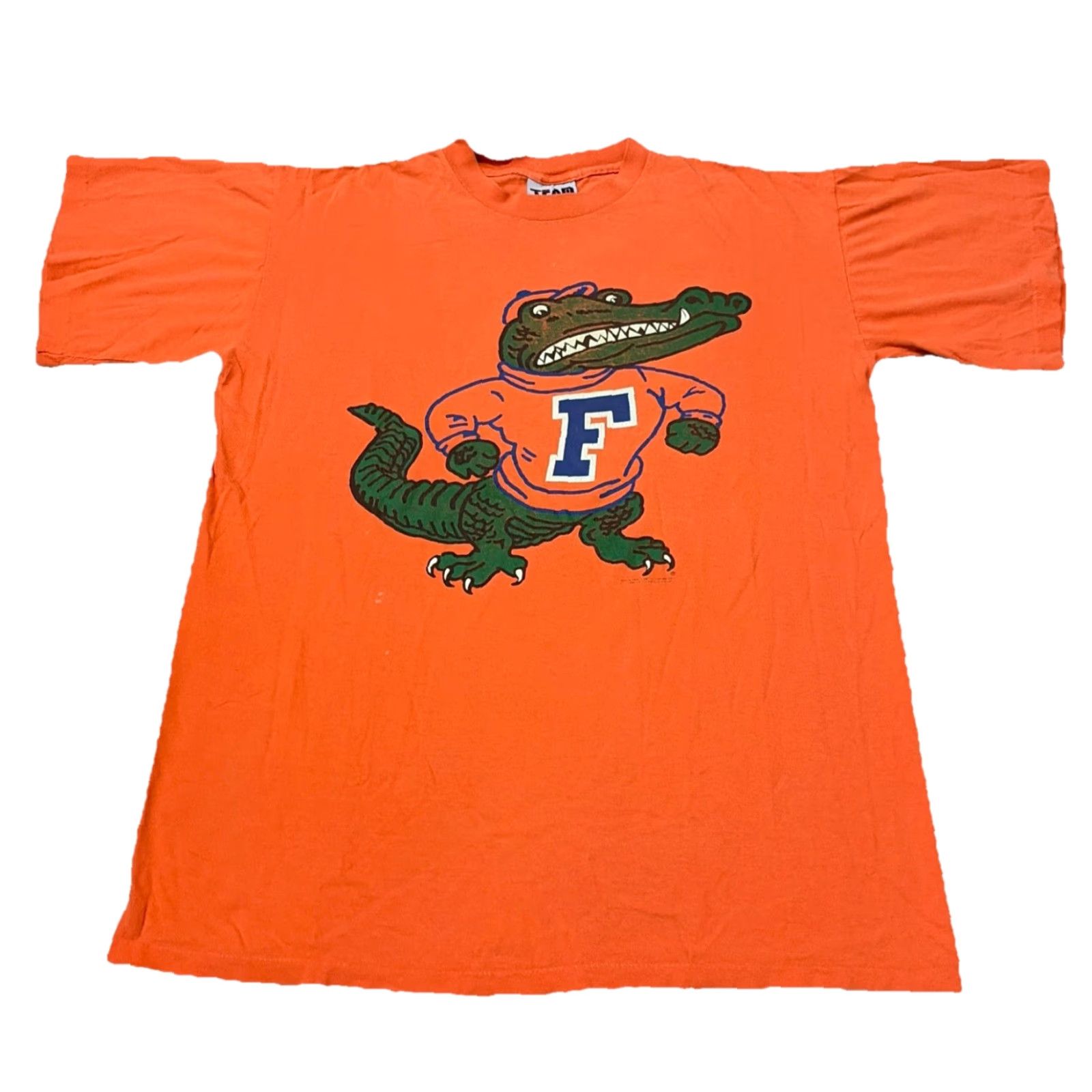 Vintage VINTAGE University Of Florida Gators Mascot Orange XL T-Shirt Mens 90s Size US XL / EU 56 / 4 - 2 Thumbnail