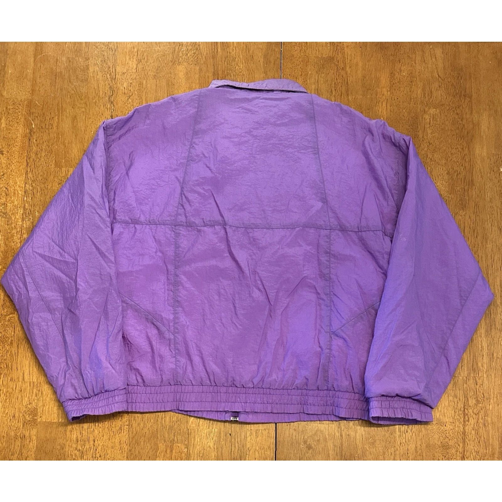 Reebok VINTAGE Reebok Windbreaker Jacket Purple Small Men Size US S / EU 44-46 / 1 - 4 Thumbnail