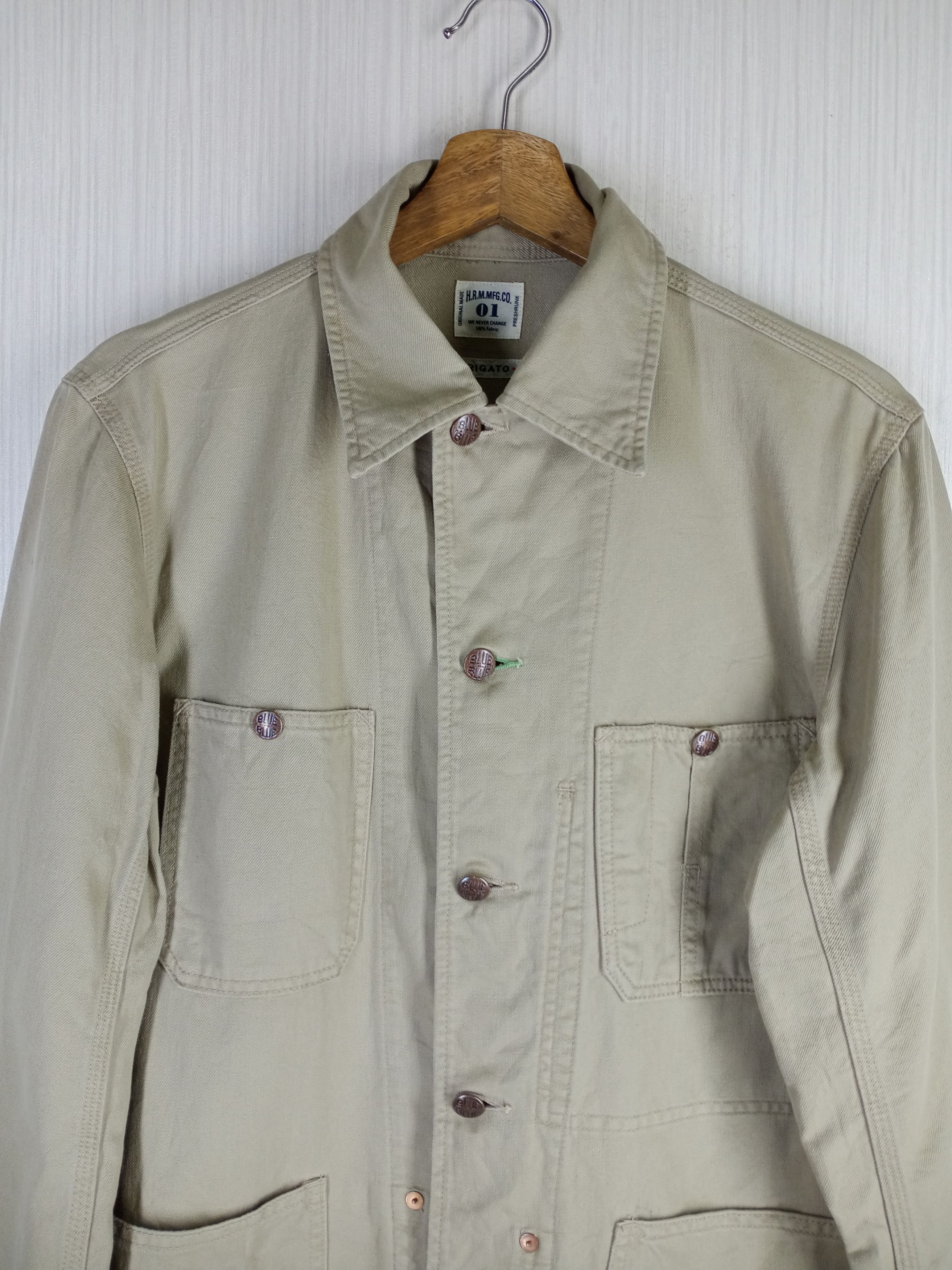 Blue Blue Japan VINTAGE BLUE BLUE JAPAN H.R MARKET ARIGATO JACKET Size US M / EU 48-50 / 2 - 3 Thumbnail