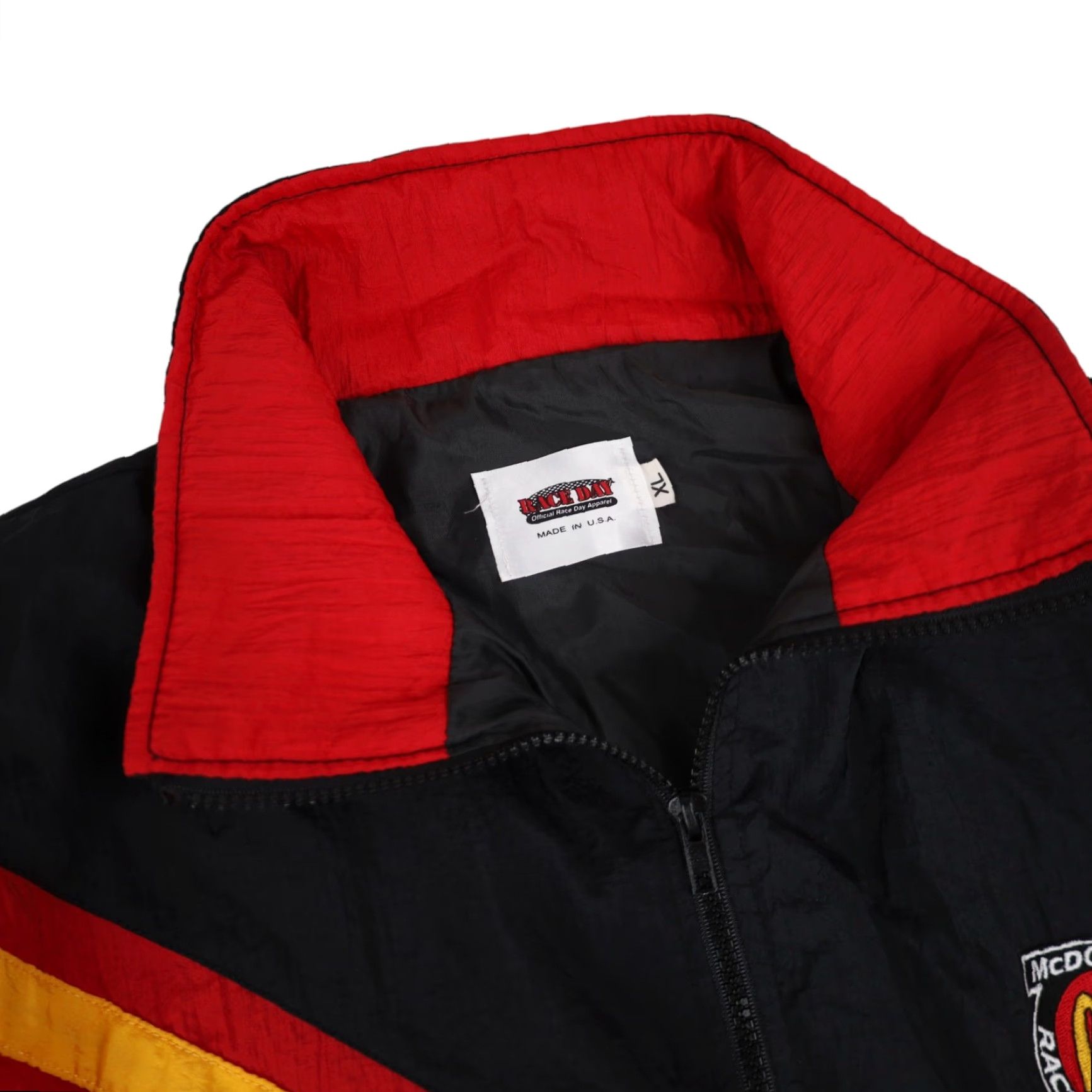 Vintage VINTAGE Race Day McDonalds Racing Windbreaker JacketXL Red Mens Size US XL / EU 56 / 4 - 5 Thumbnail