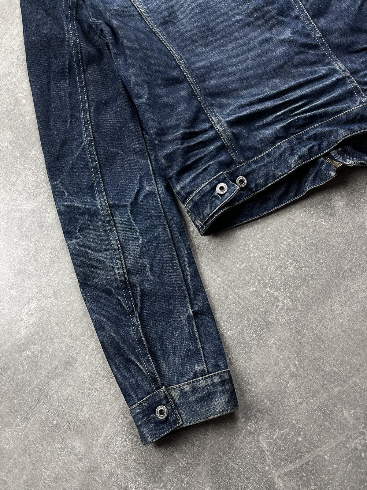 Diesel Women’s Vintage Y2K Denim Jacket M Distressed Cropped