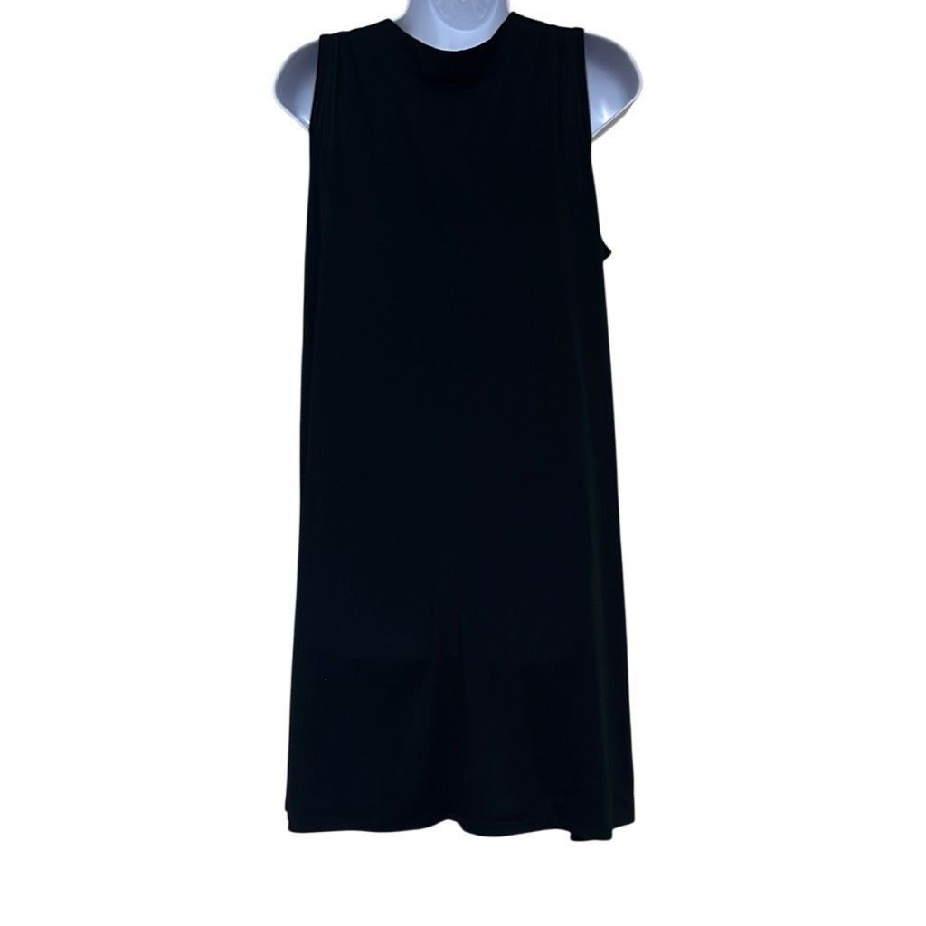 Other Bobbie Brooks Womens 1X Black Lace Up Front Casual Knee Leng Size XXL / US 16-18 / IT 52-54 - 2 Thumbnail